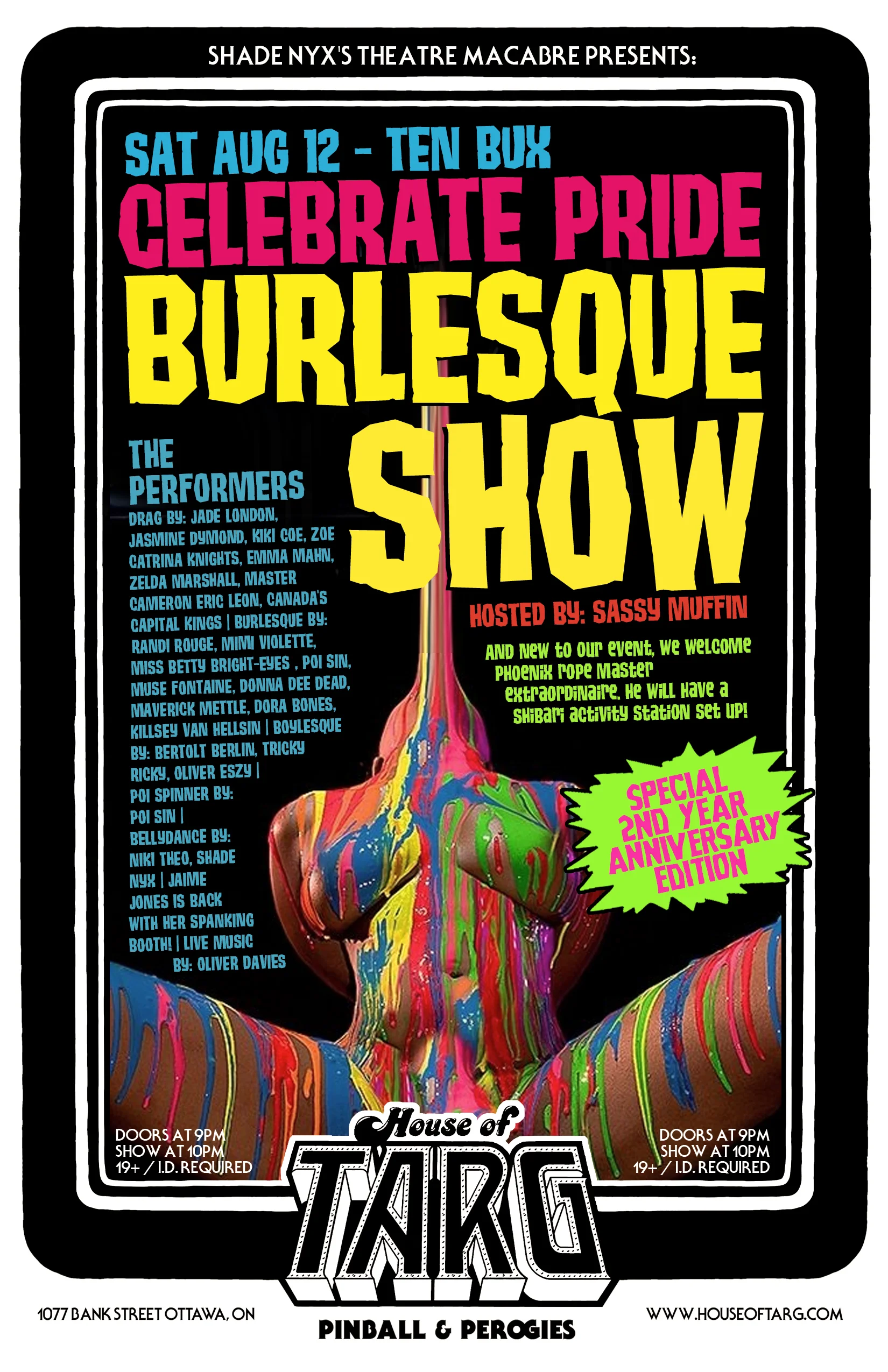 Shade Nyx's Theatre Macabre Burlesque Presents: Celebrate Pride! Take 2!
