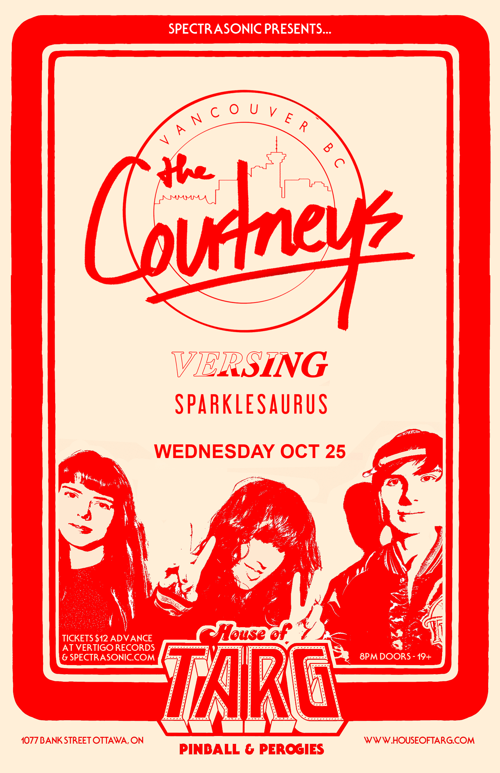 THE COURTNEYS + Versing + Sparklesaurus