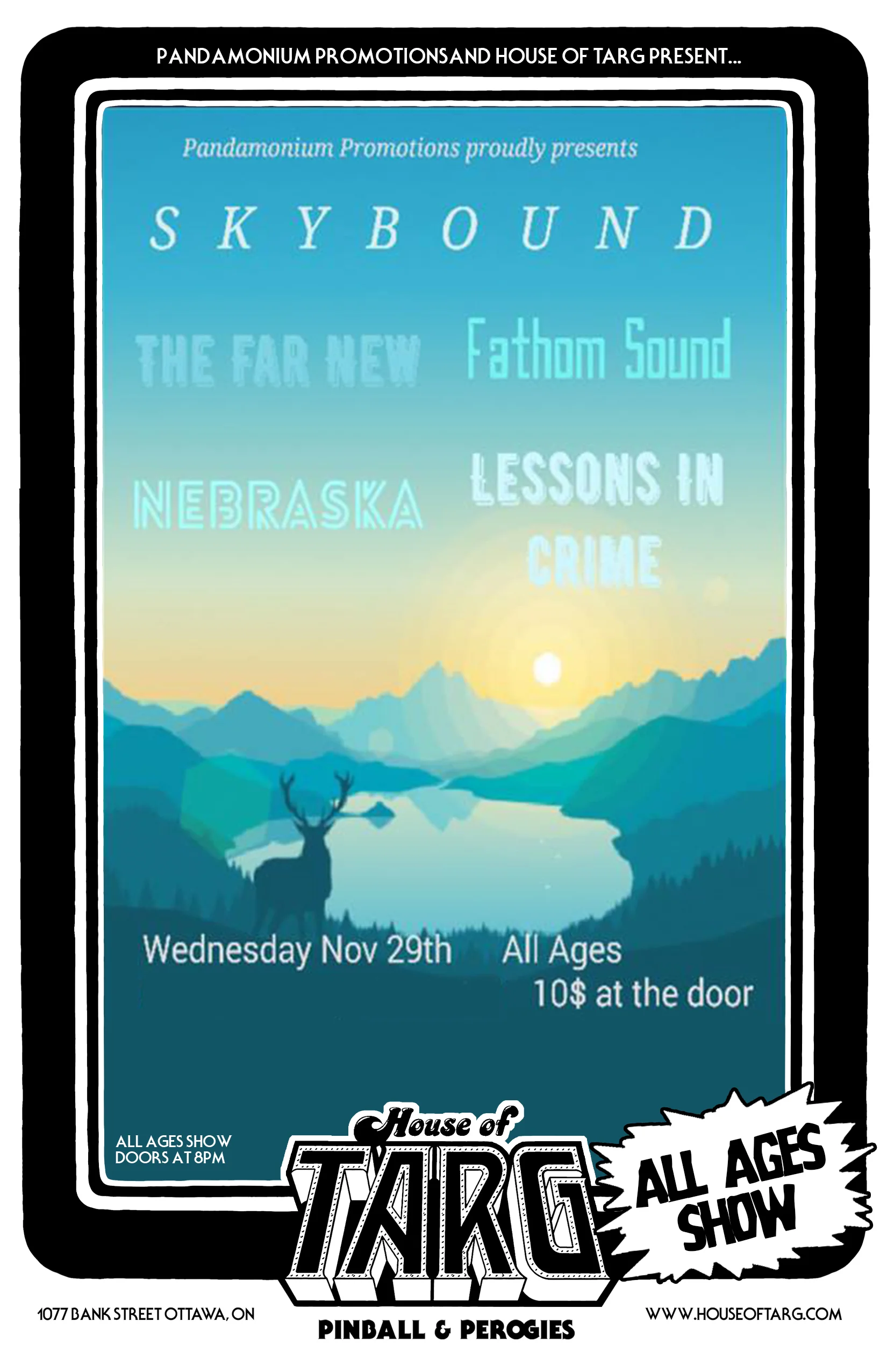 ALL AGES SHOW: Skybound + Fathom Sound + The Far New + Lessons in Crime