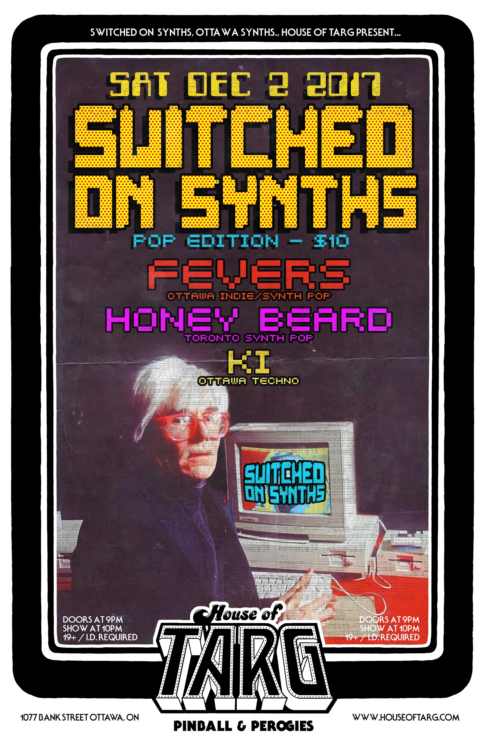 SWITCHED ON SYNTHS: Pop Edition w/ Fevers + Douce Angoisse + Honey Beard + KI