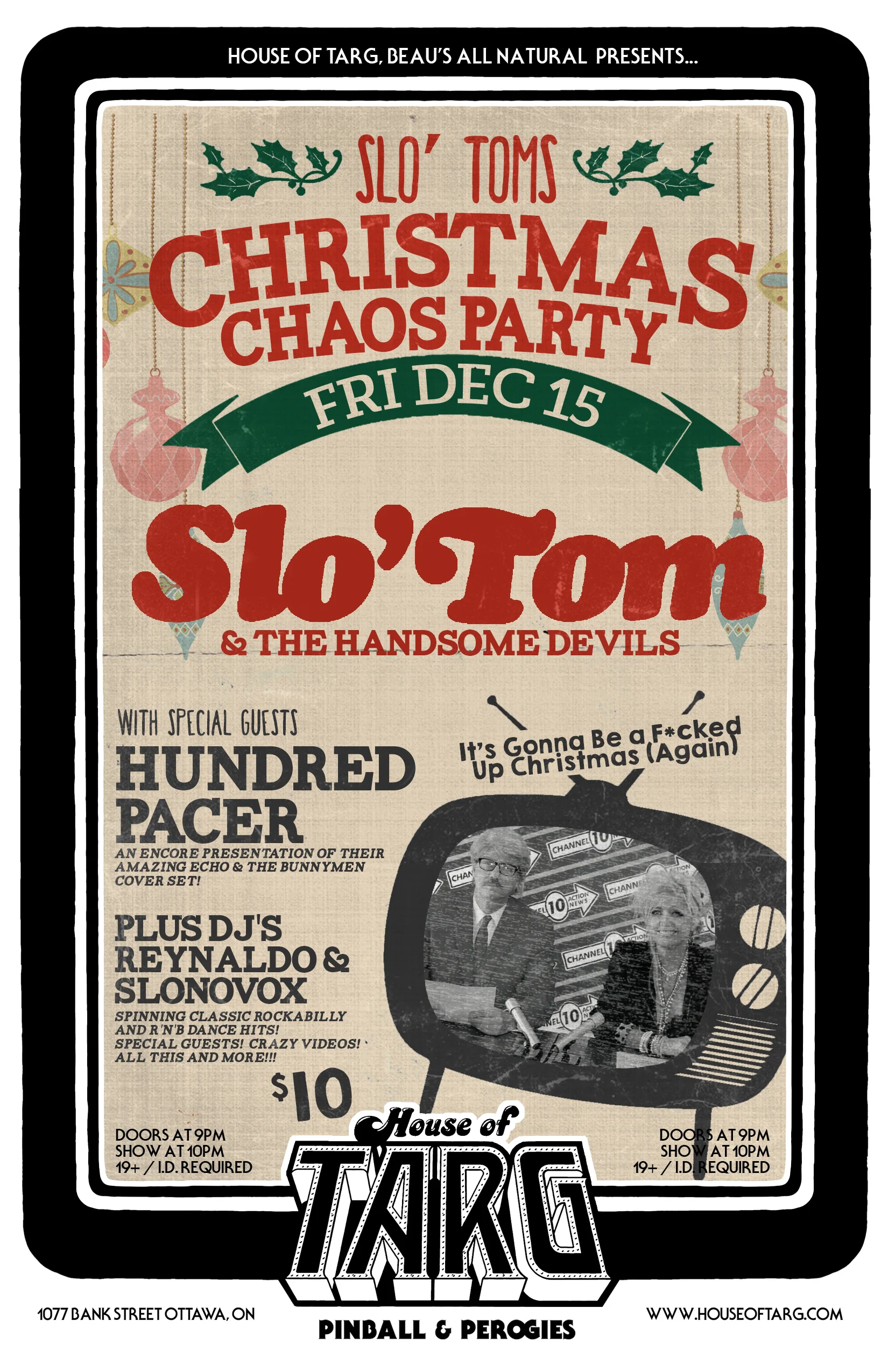The Slo' Tom's Christmas Chaos Party