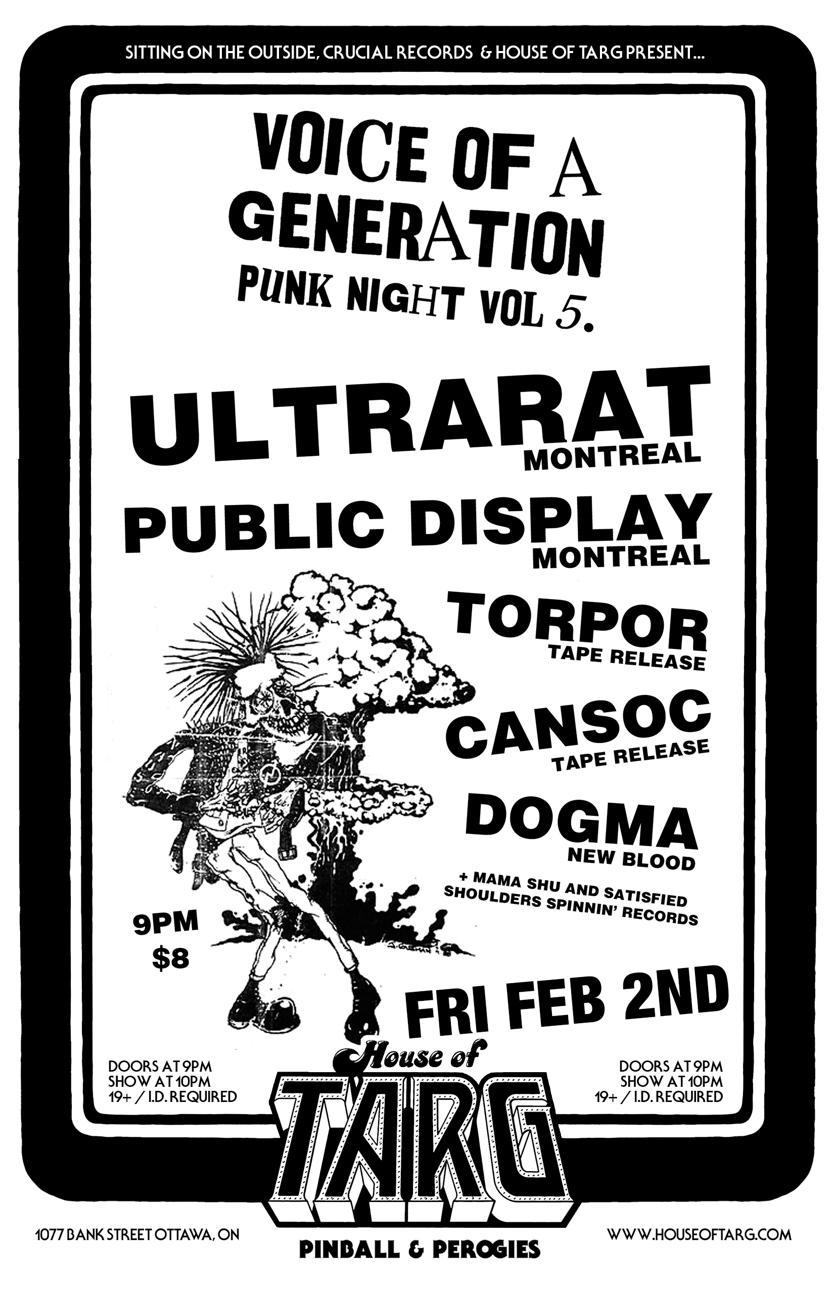 Voice of a Generation Vol 5 w/ Ultrarat + Torpor + Cansoc + Dogma