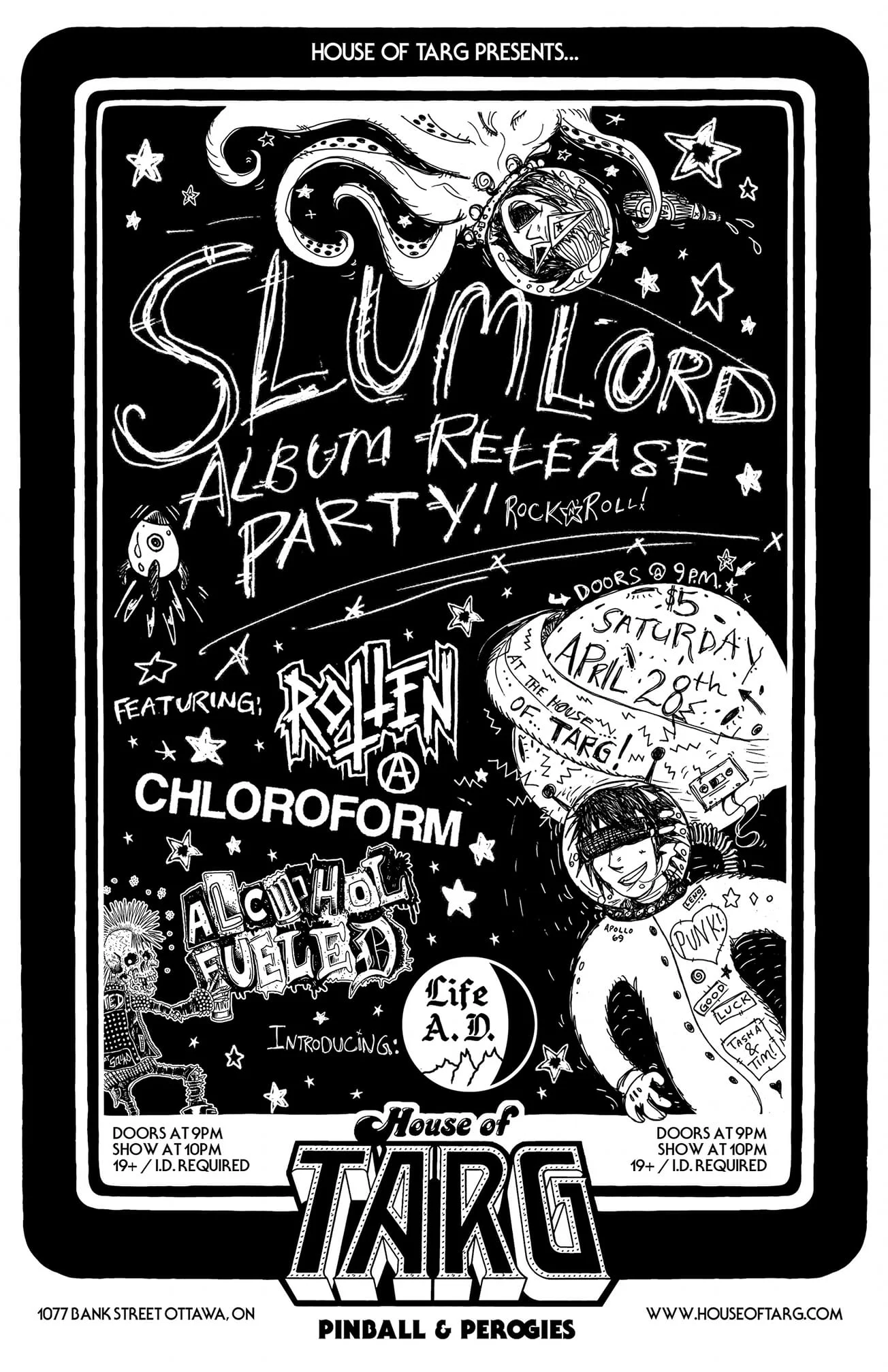 SLUMLORD (album release) + Rotten UK + Chloroform + Alcohol Fueled + Life A.D.