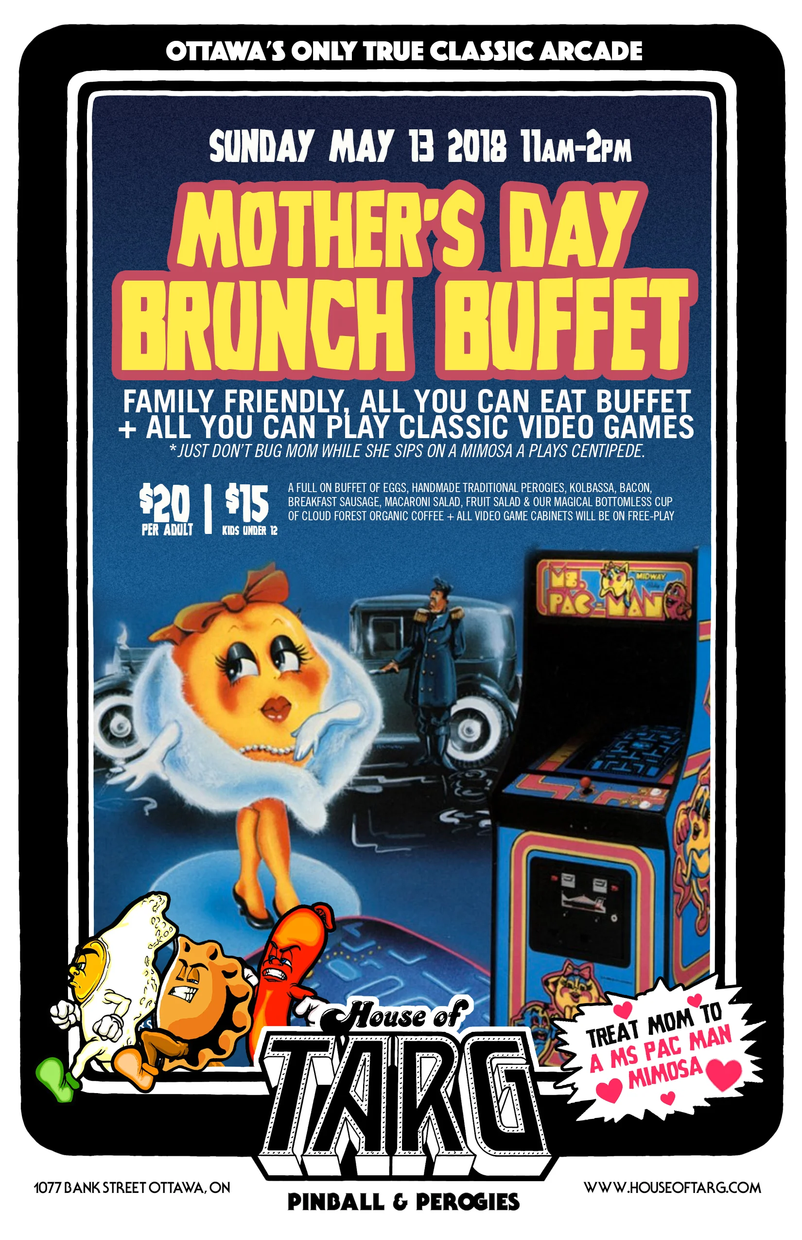 Mother's Day 2018 Free-Play Brunch Buffet