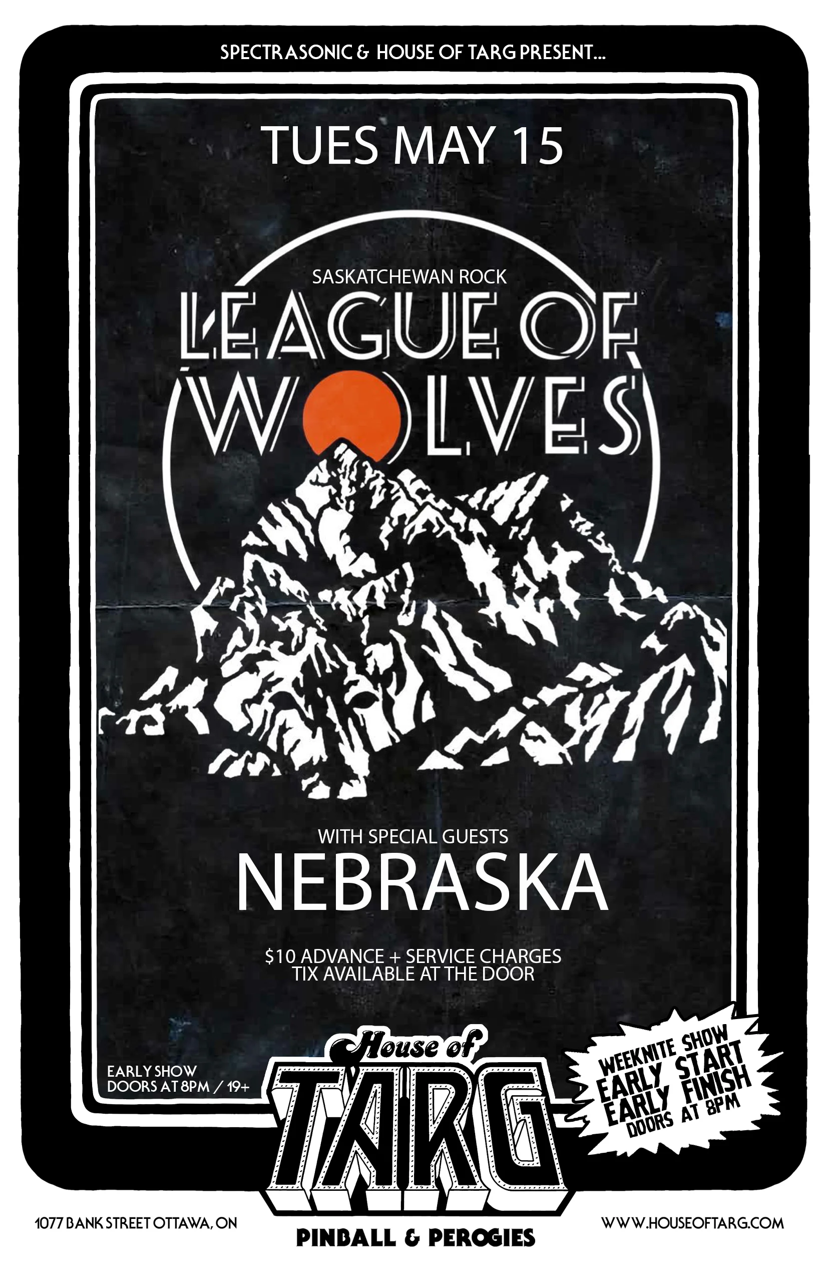 ***POSTPONED*** LEAGUE OF WOLVES (ex Sheepdogs) + more