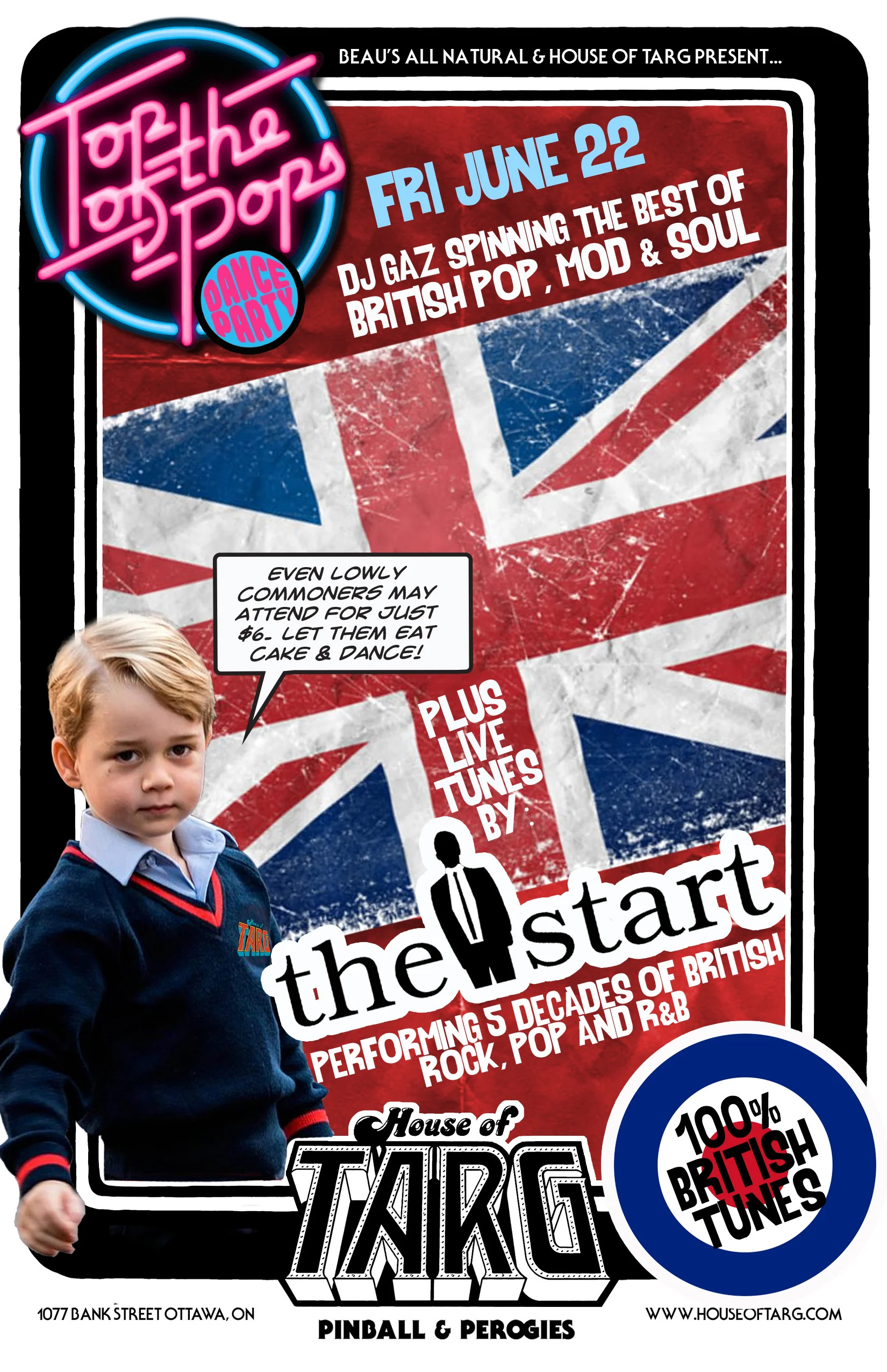 TOP OF THE POPS: British Dance Party w/ DJ GAZ + The Start