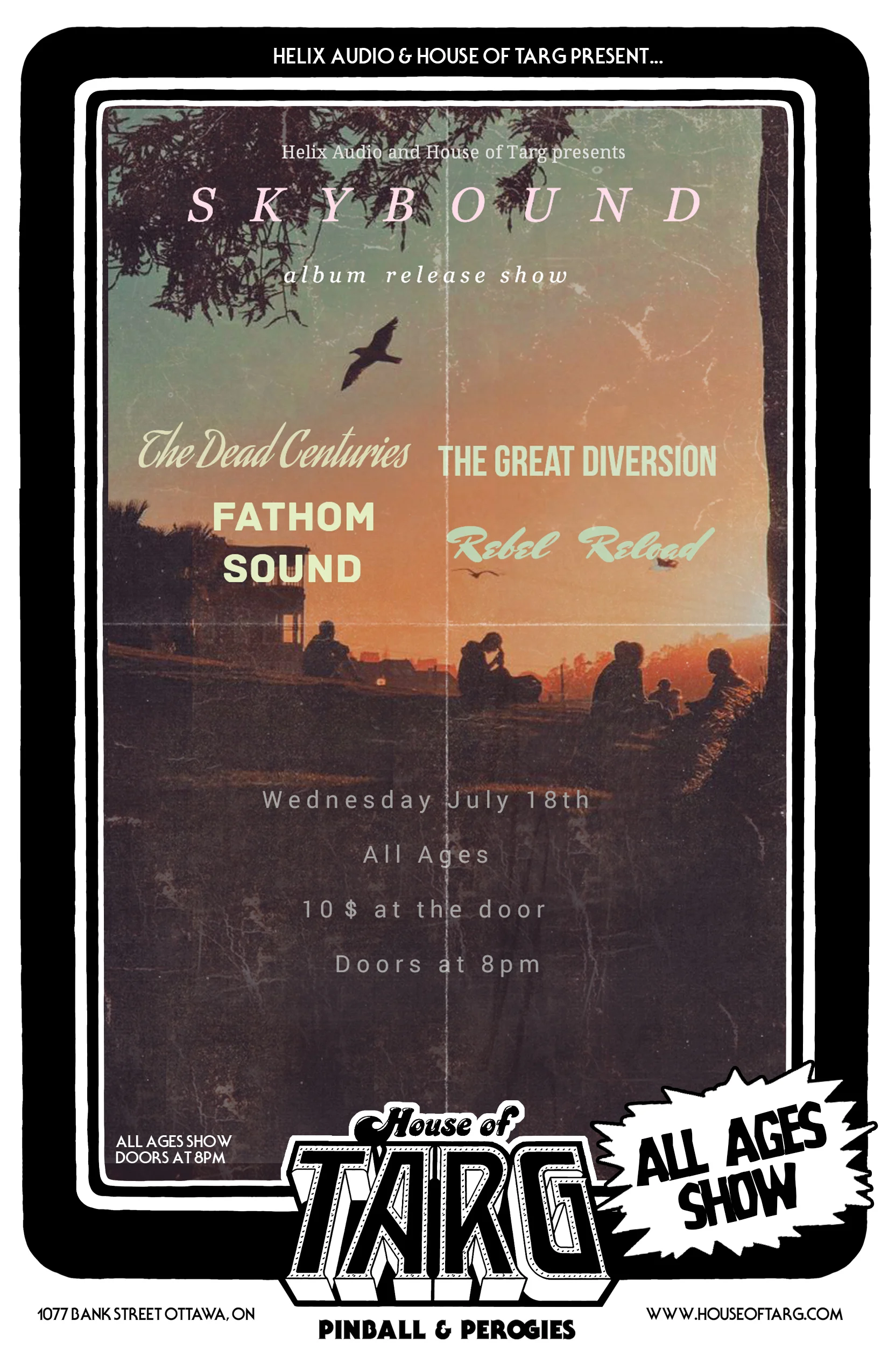 SKYBOUND + The Dead Centuries + The Great Diversion + Fathom Sound + Rebel Reload