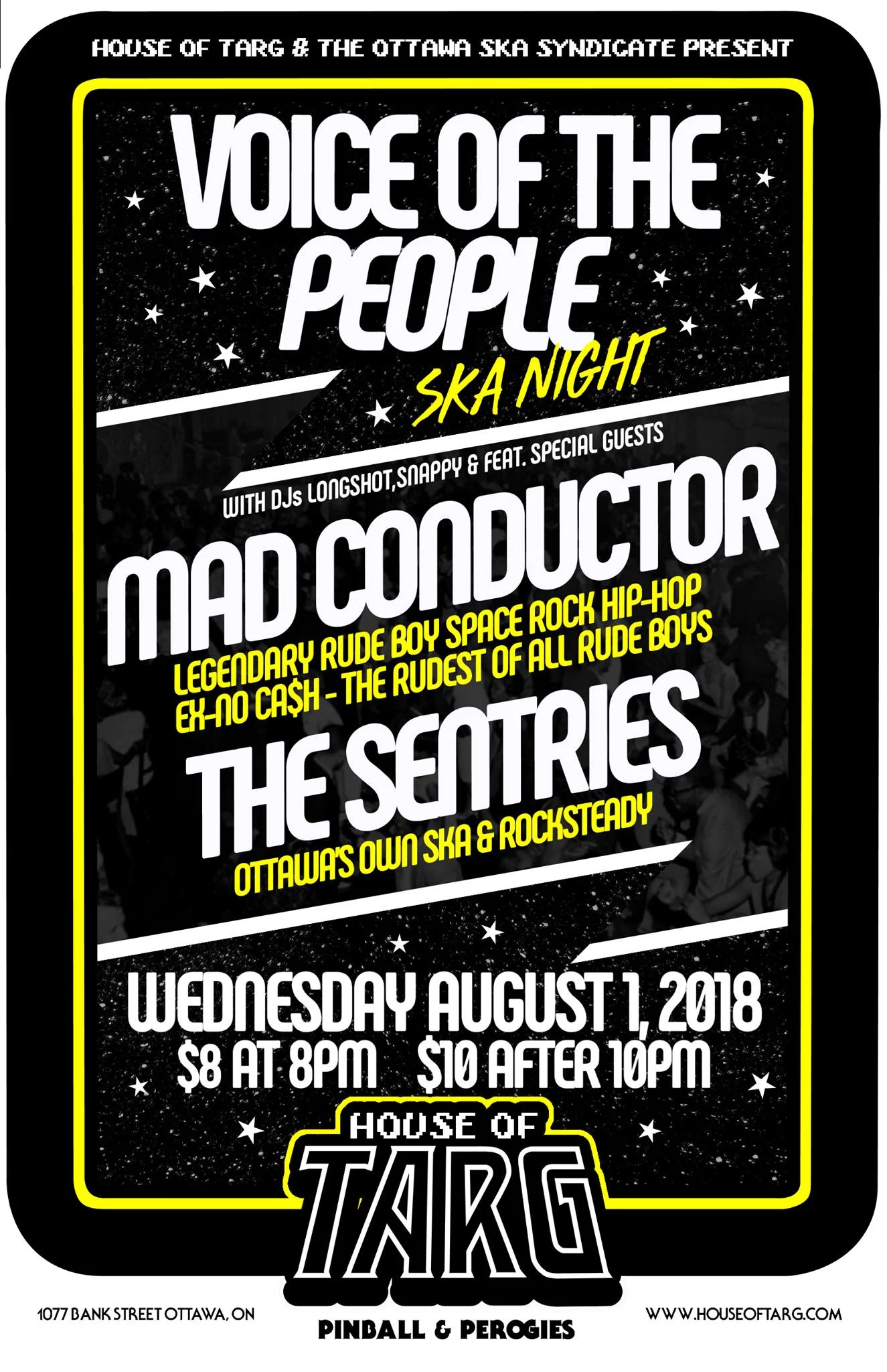 V.O.T.P SKA NIGHT w/ MAD CONDUCTOR + THE SENTRIES