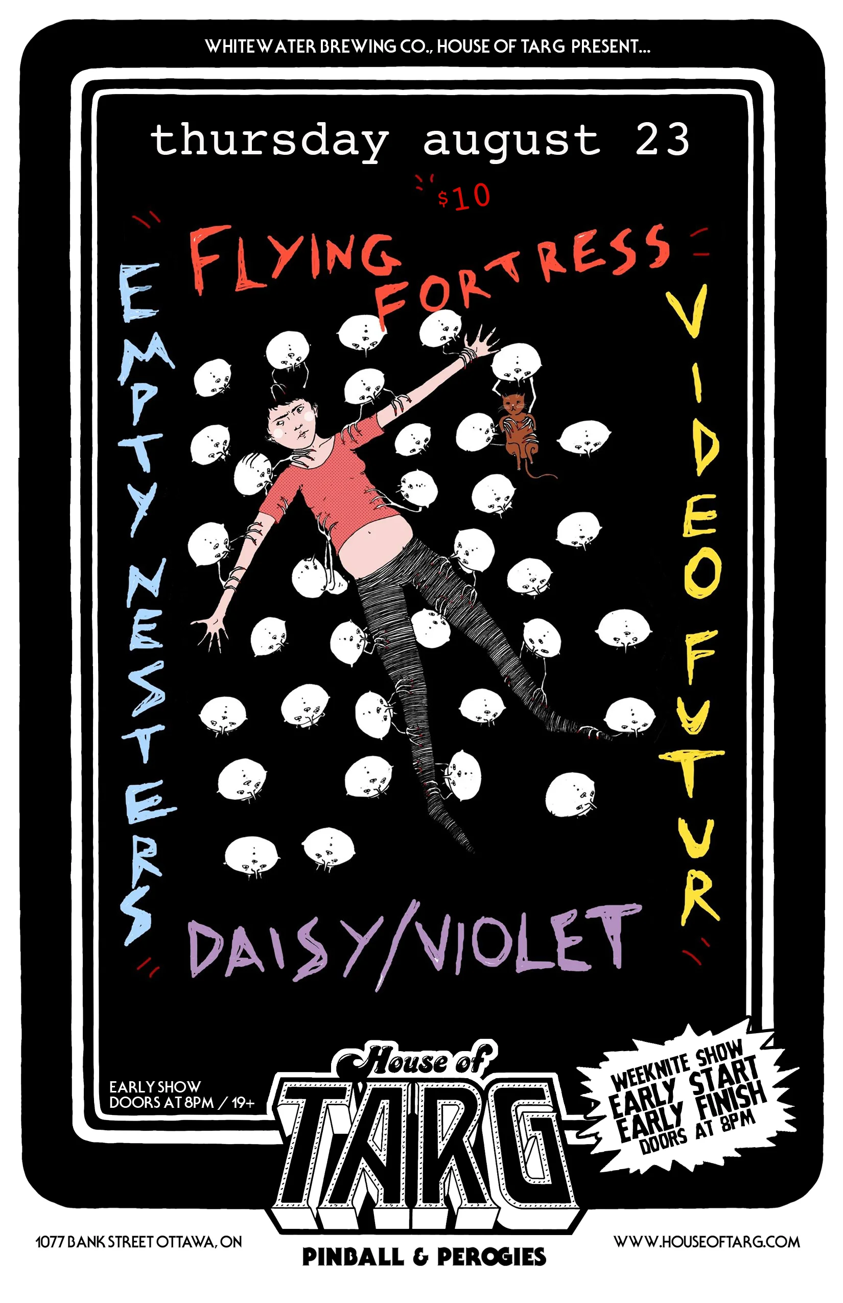 DAISY/VIOLET + Flying Fortress + Video Futur + Empty Nesters