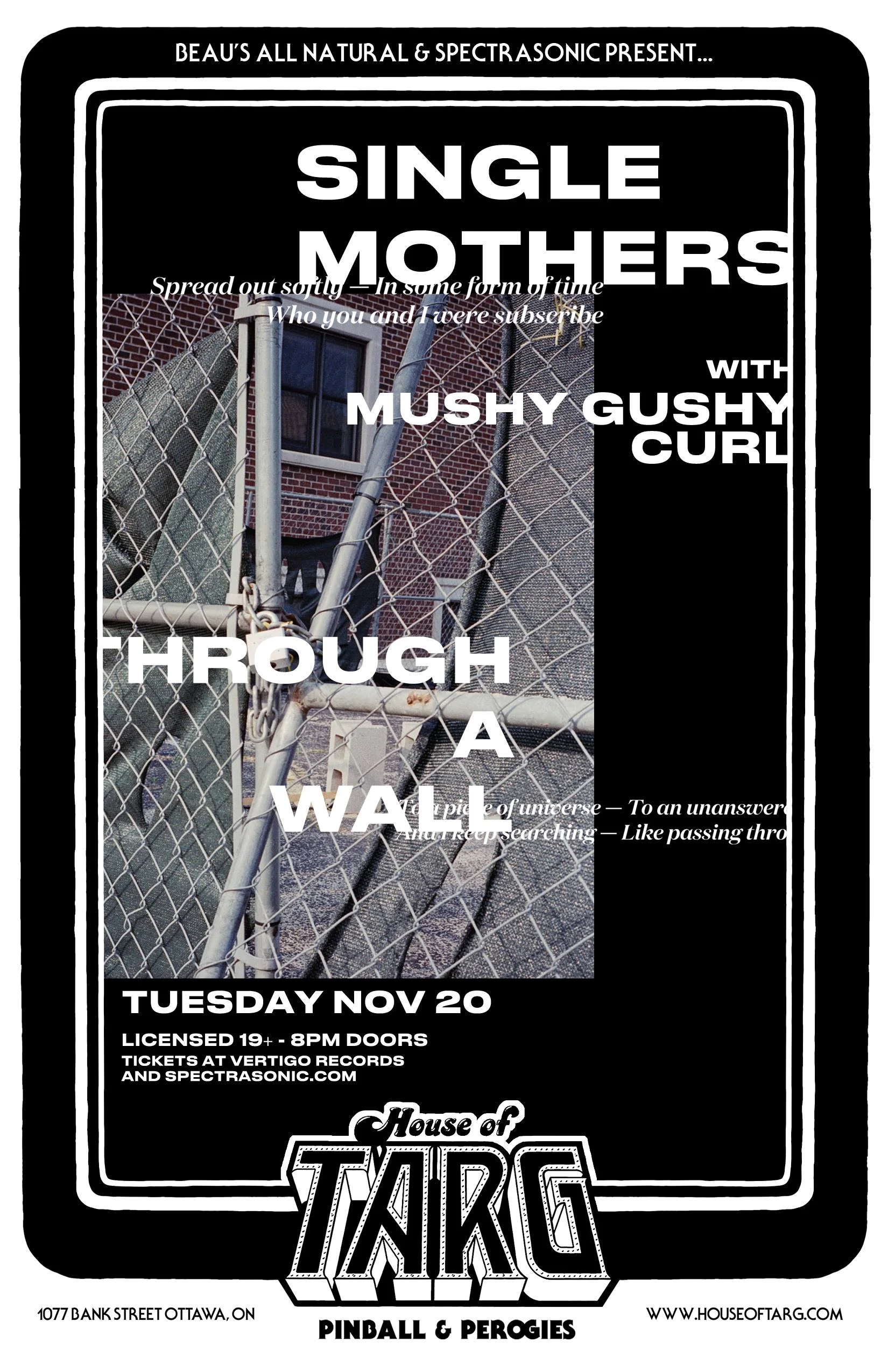 SINGLE MOTHERS + Mushy Gushy + Curl