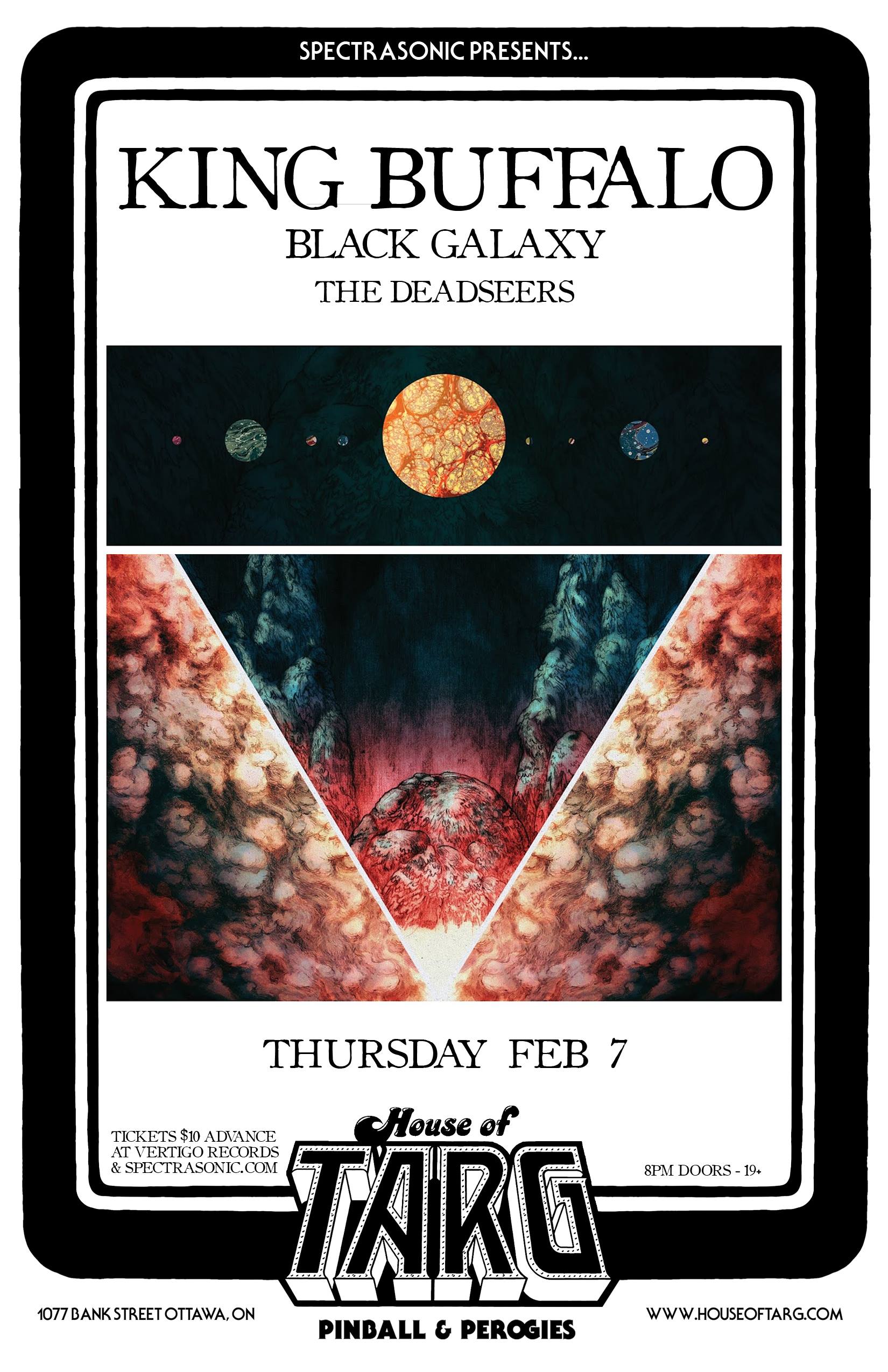 KING BUFFALO + Black Galaxy + Deadseers