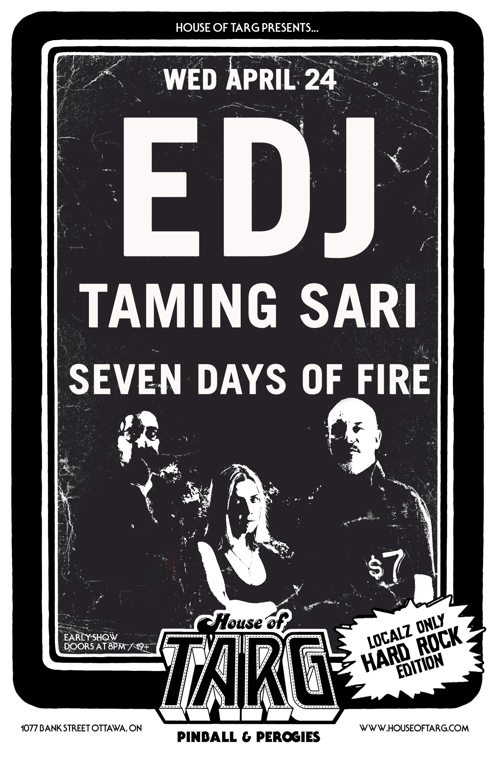 EDJ + Taming Sari + Seven Days of Fire