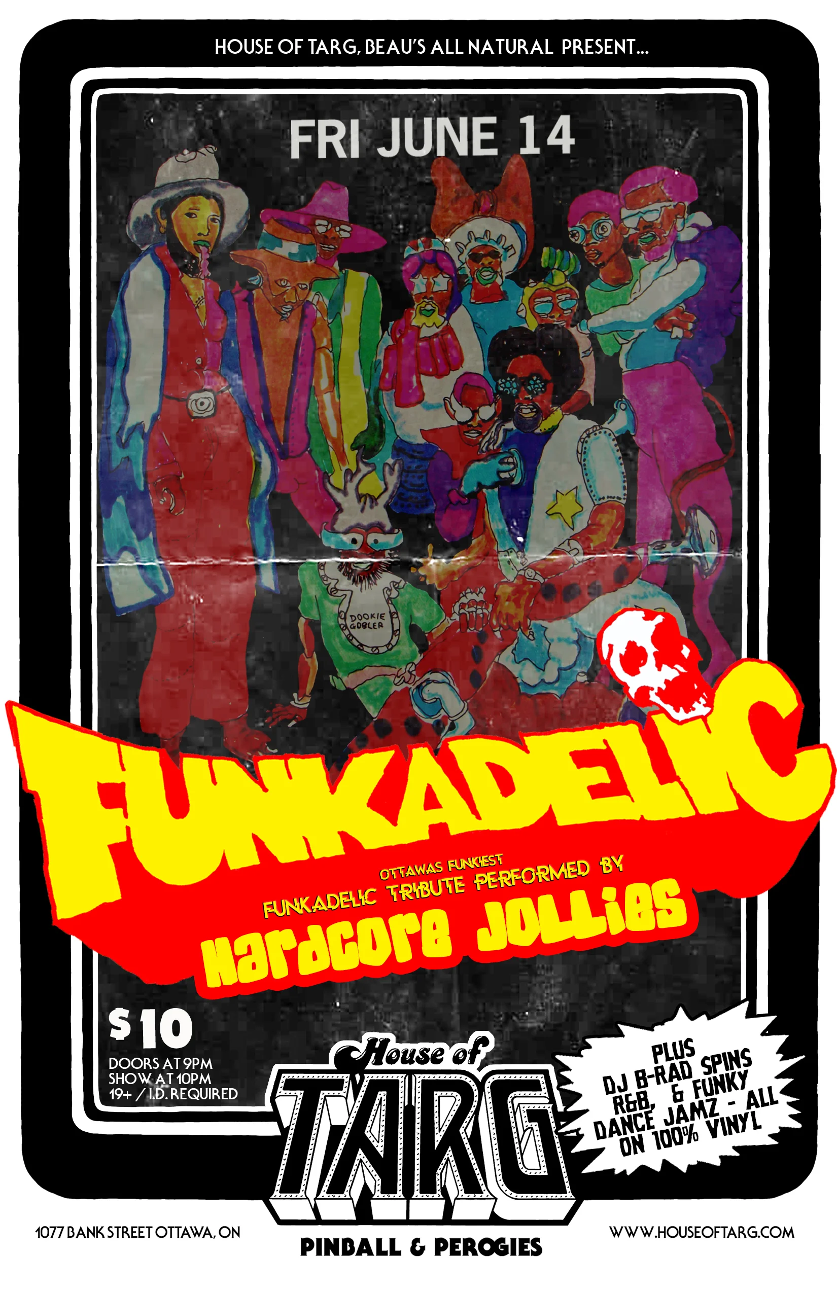 PLANET BOOGIE: Funkadelic Edition w/ Hardcore Jollies (live Funkadelic Tribute) + DJ B-Rad
