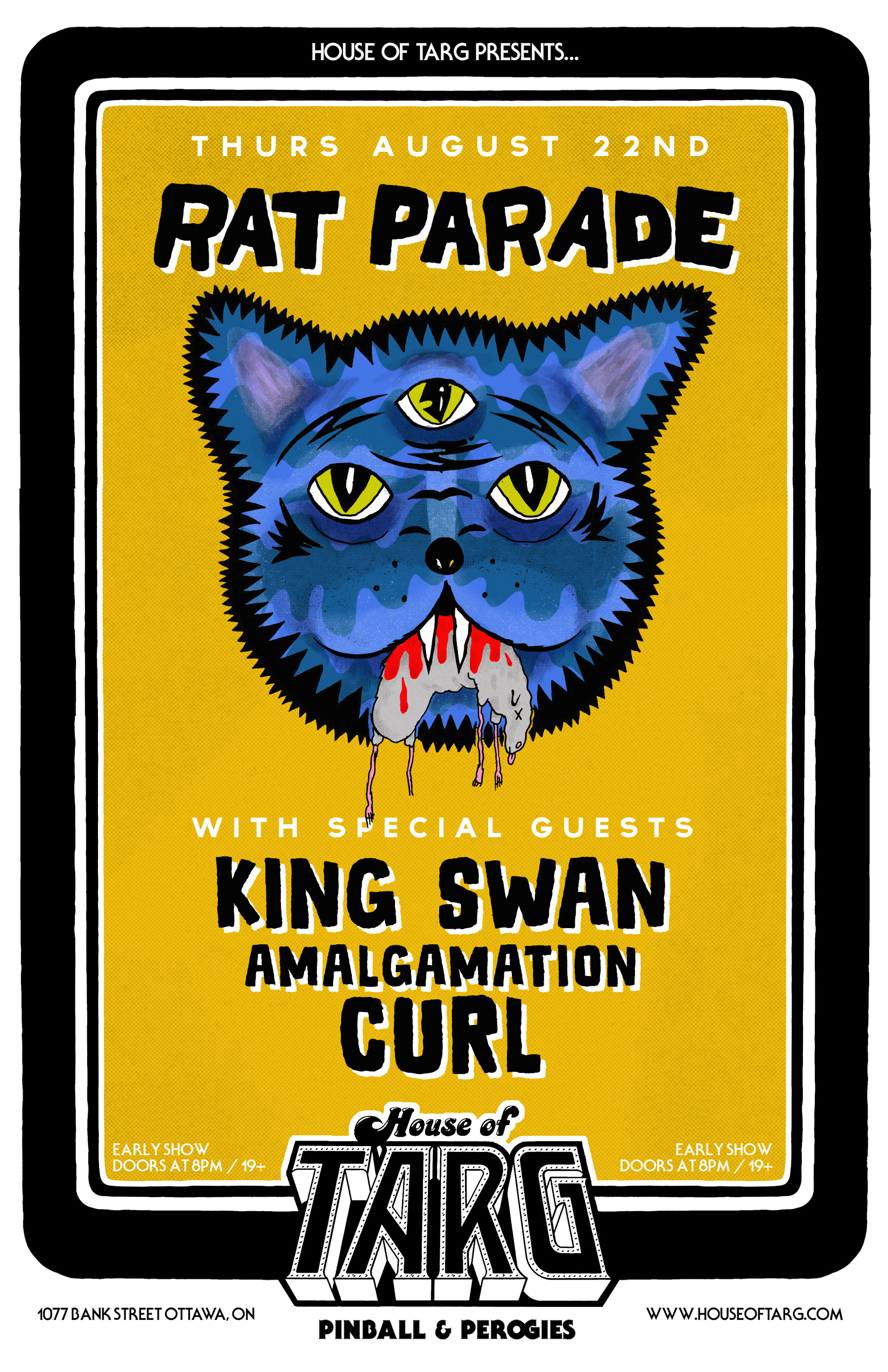RAT PARADE + King Swan + Amalgamation + CURL 