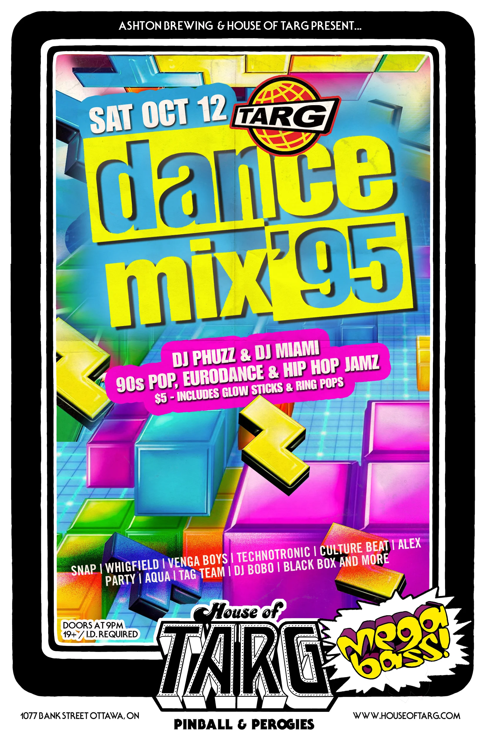 DANCE MIX '95 - 90s Pop, Eurodance &amp; Hip Hop Dance Party