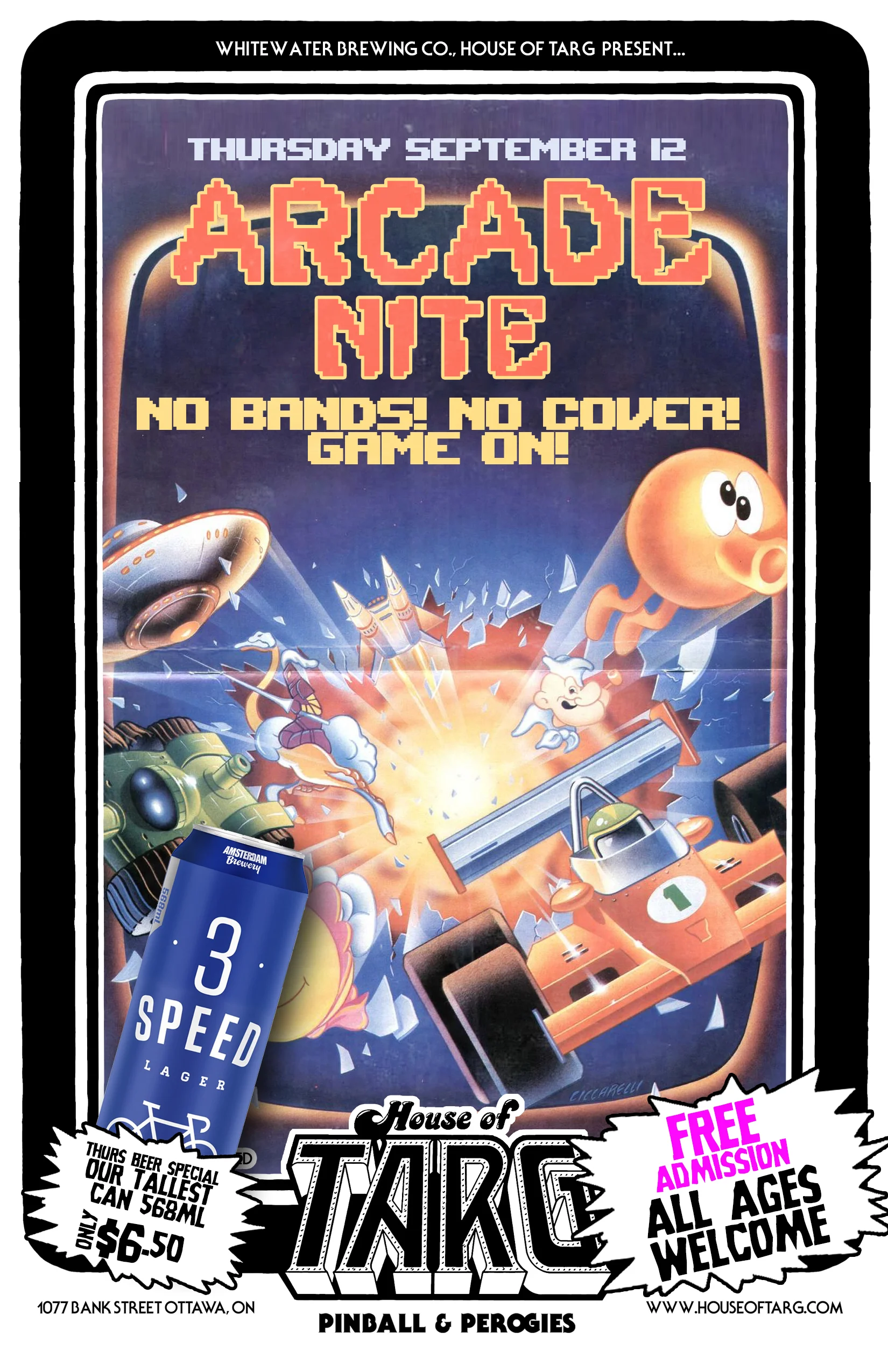 Arcade NITE - NO Bands! NO Cover! Game On! - Free Admission