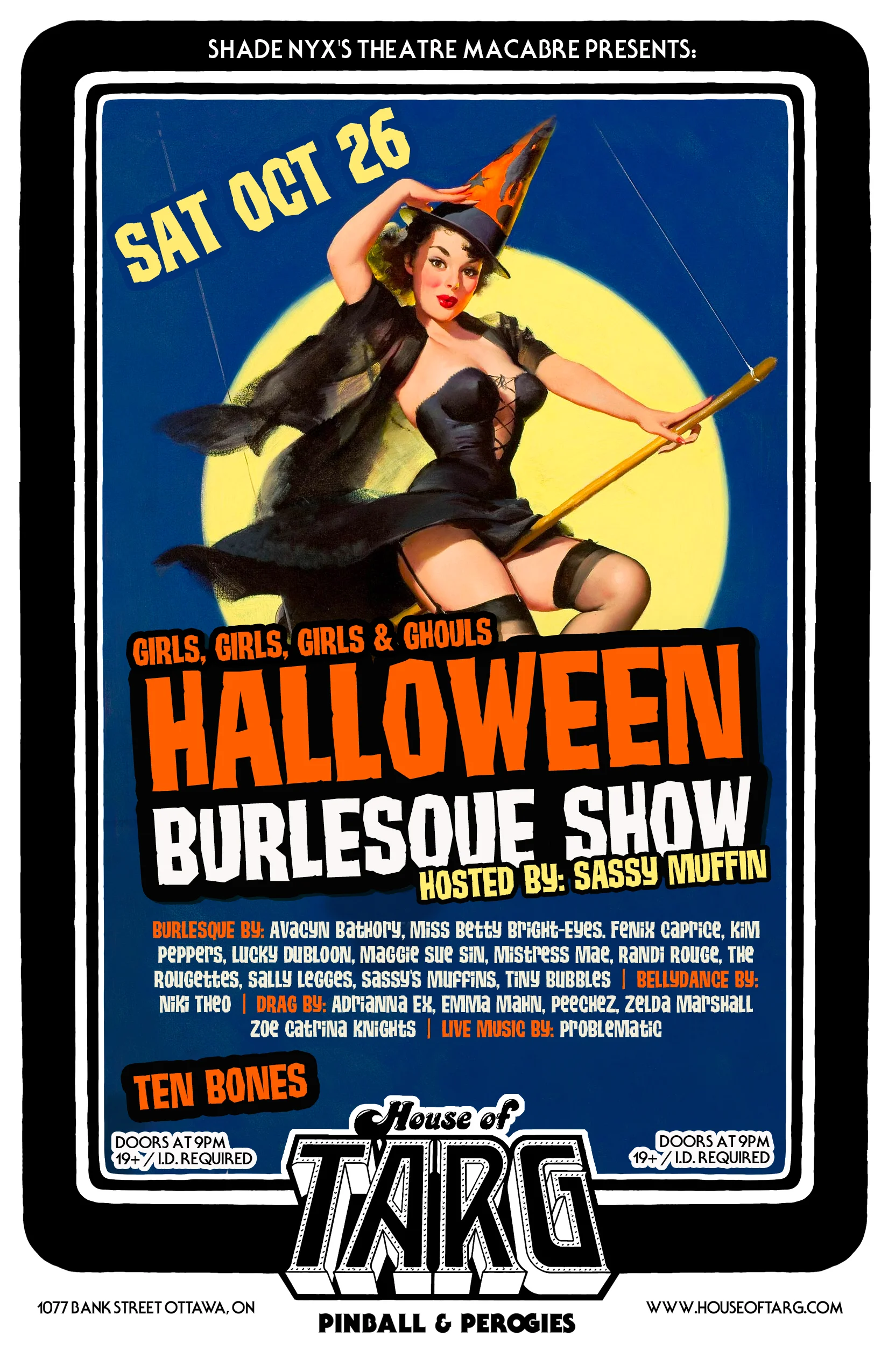 BURLESQUE SHOW: 4th Annual Halloween Edition