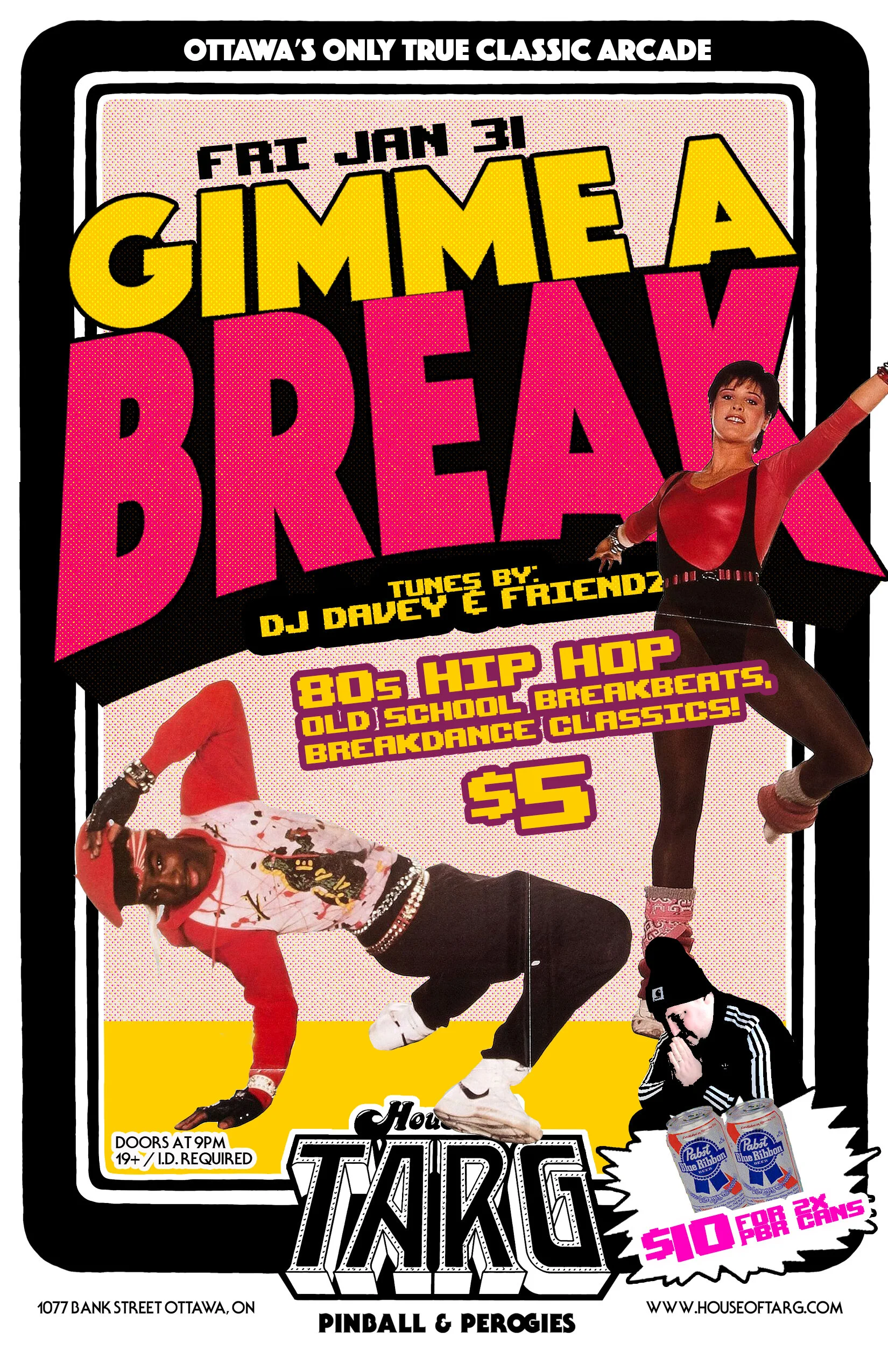 GIMME A BREAK: 80s Hip Hop &amp; Old School BreakBeats w/ DJ Davey