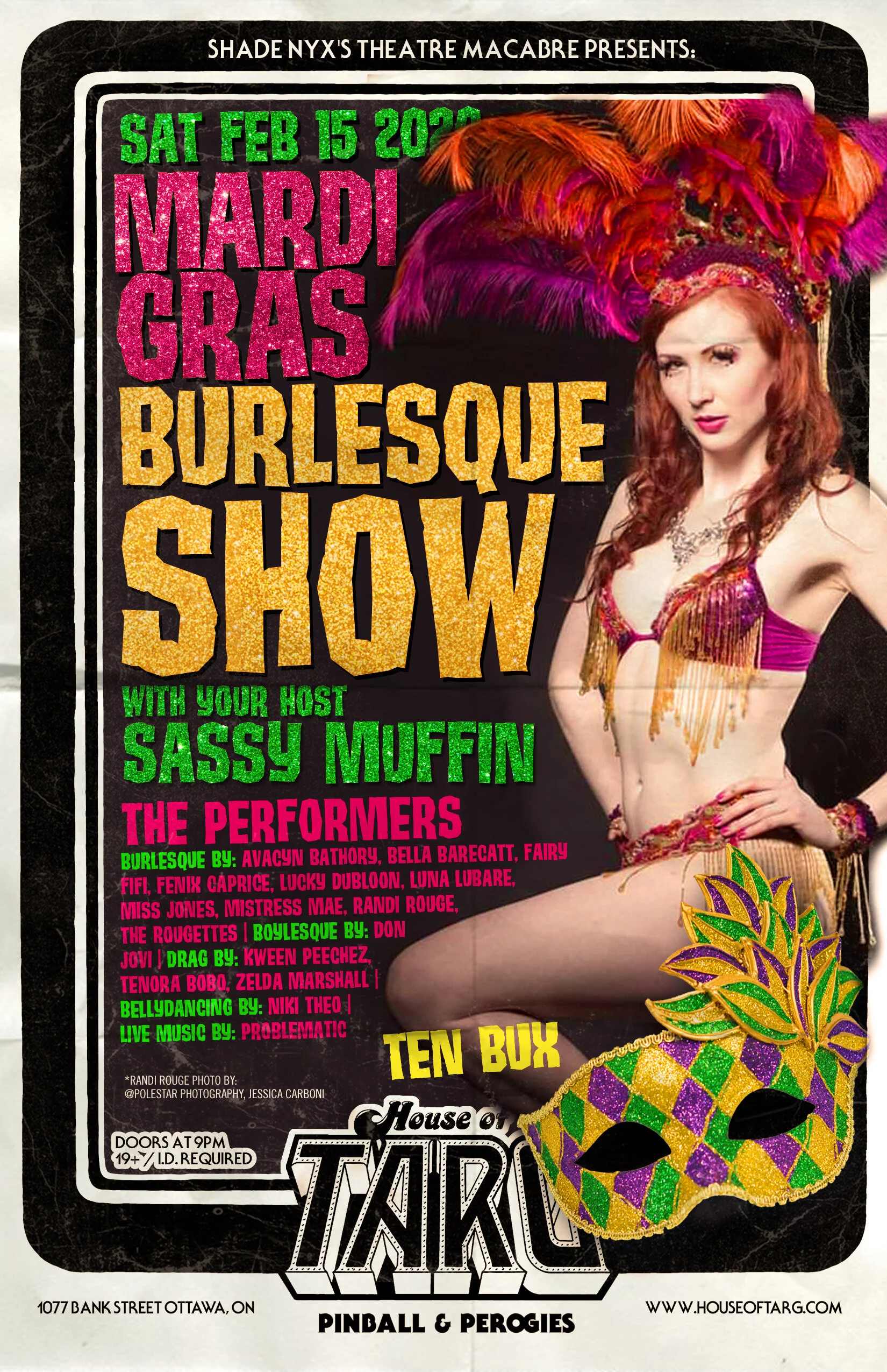 BURLESQUE SHOW: Mardi Gras 2020