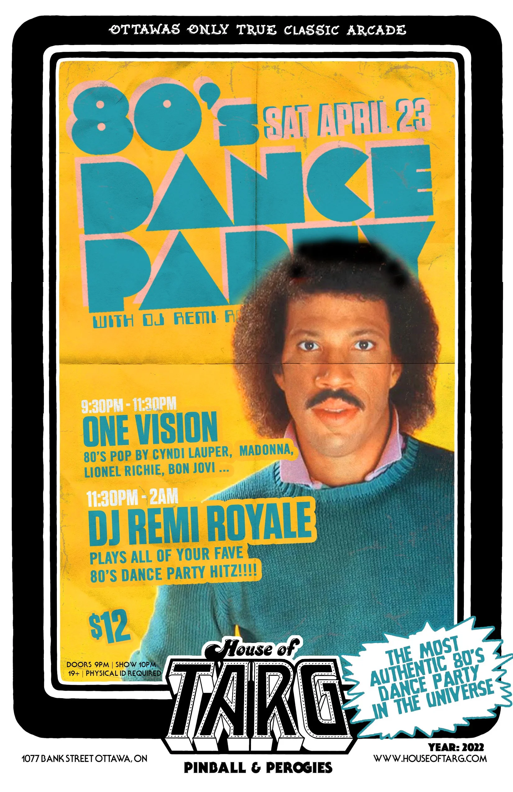 80's DANCE PARTY w DJ Remi Royale + One Vision (80's Pop Hitz Live)