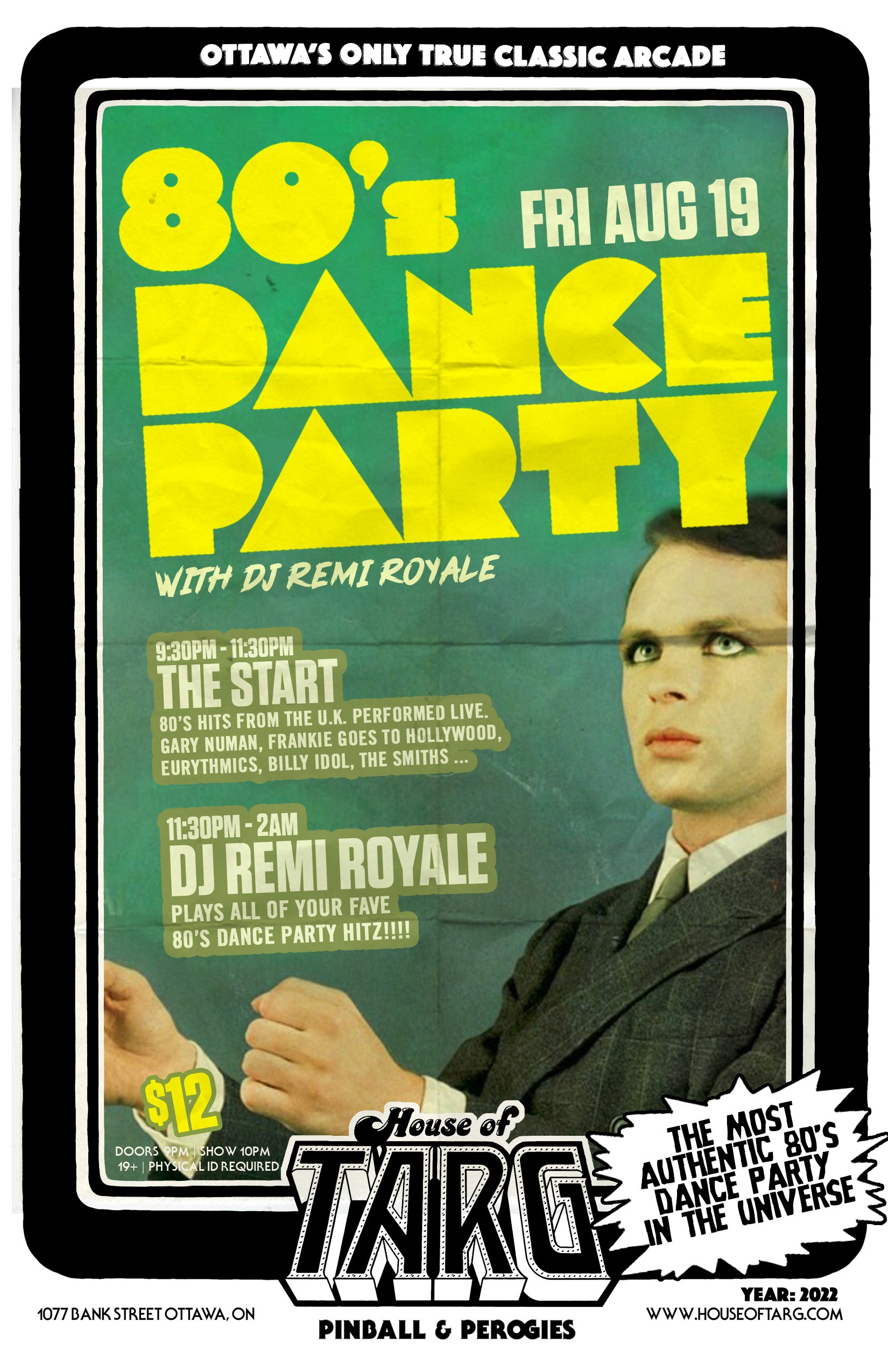 80's DANCE PARTY w DJ Remi Royale + The  START (80's UK Hits)