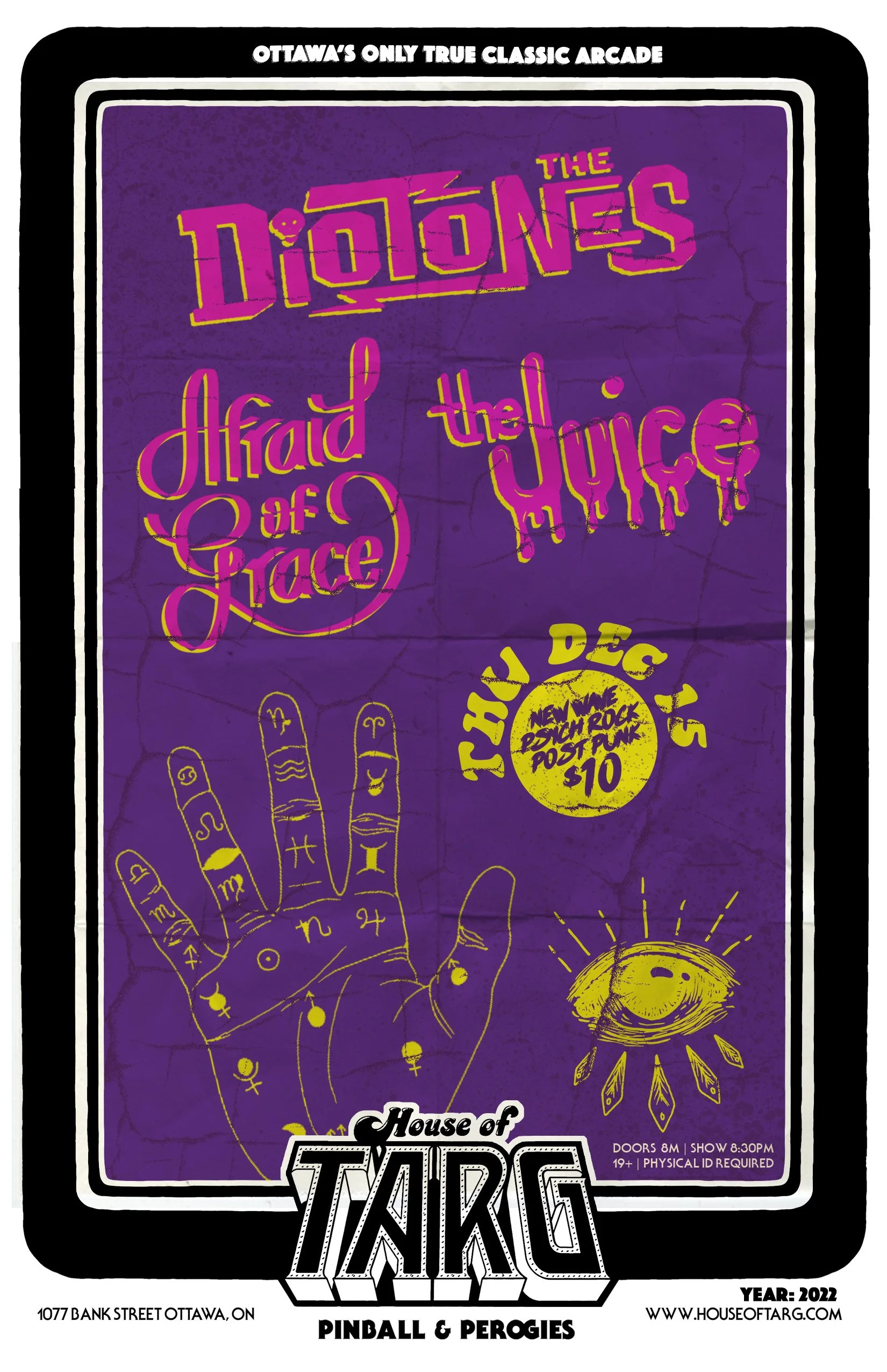 The Diotones + Afraid of Grace + The Juice