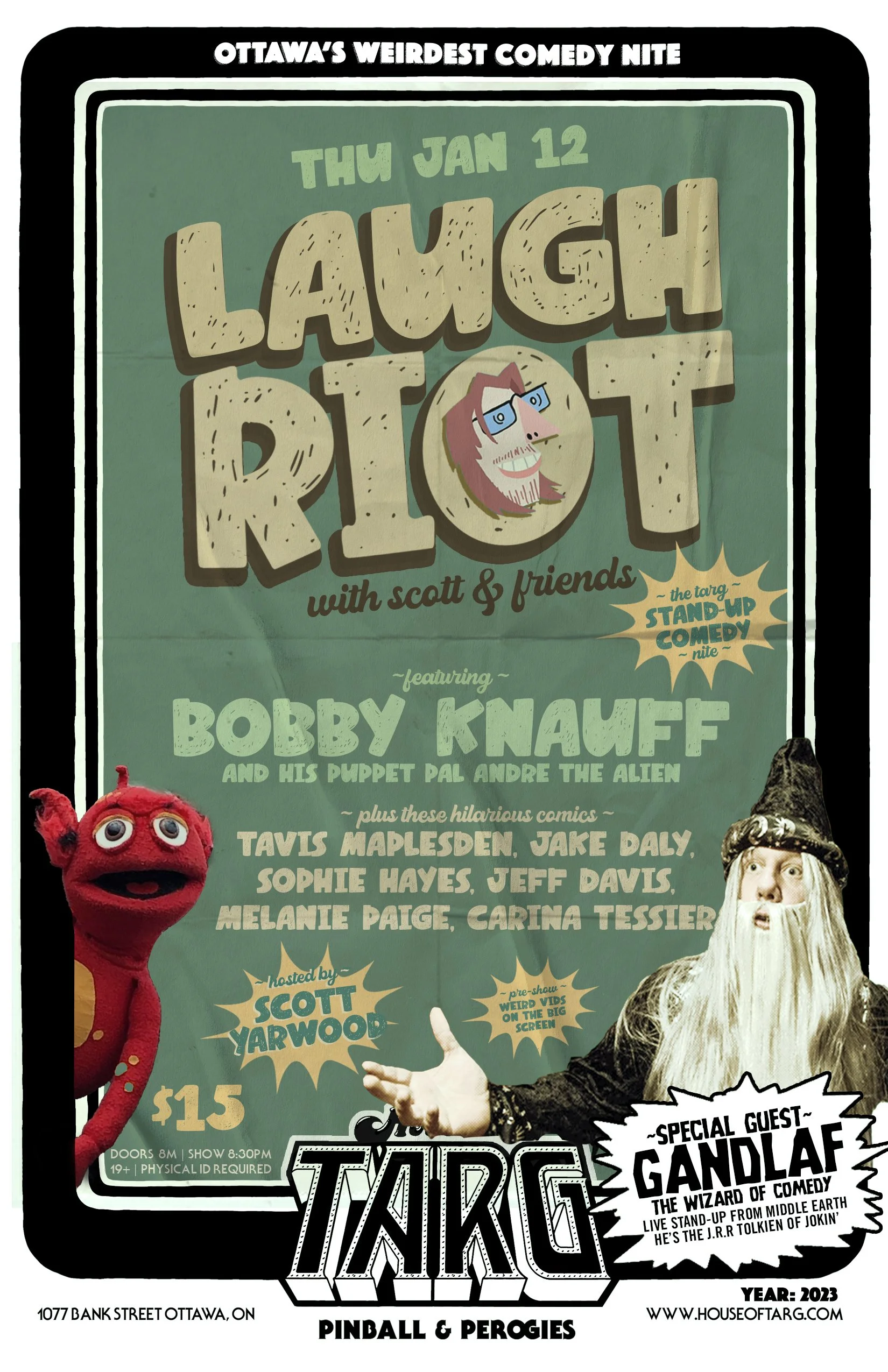 LAUGH RIOT: Comedy Nite with Scott &amp; Friends  