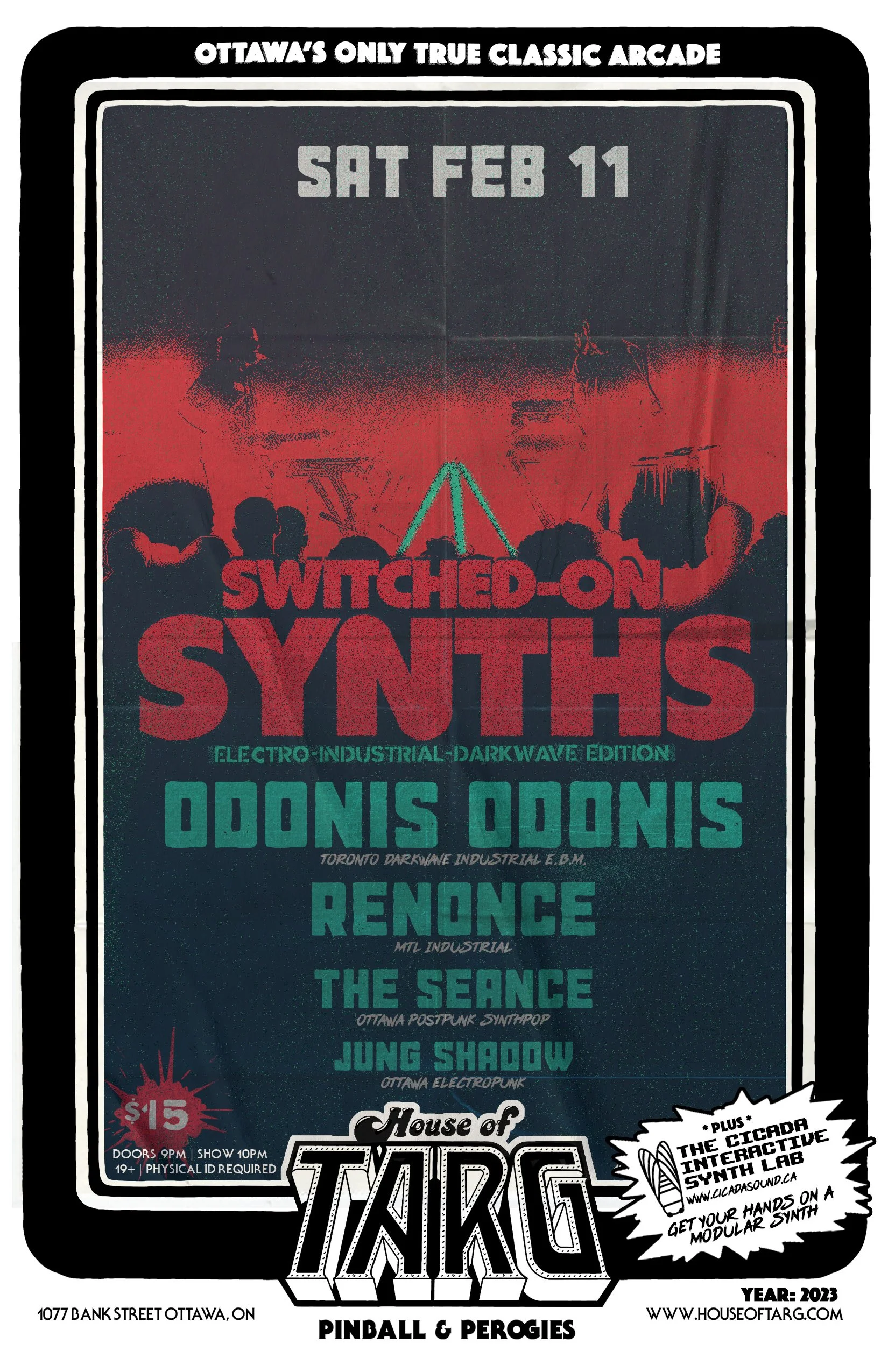 Switched on Synths ODONIS ODONIS + Renonce + The Seance + Jung Shadow