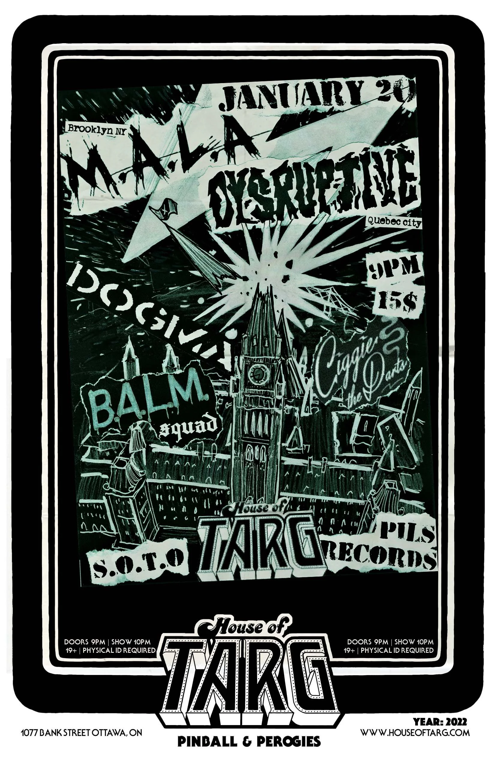 PILS SESSION LIVE w/ M.A.L.A. + Dysruptive + Dogma + Ciggie & The Darts + B.A.L.M. Squad