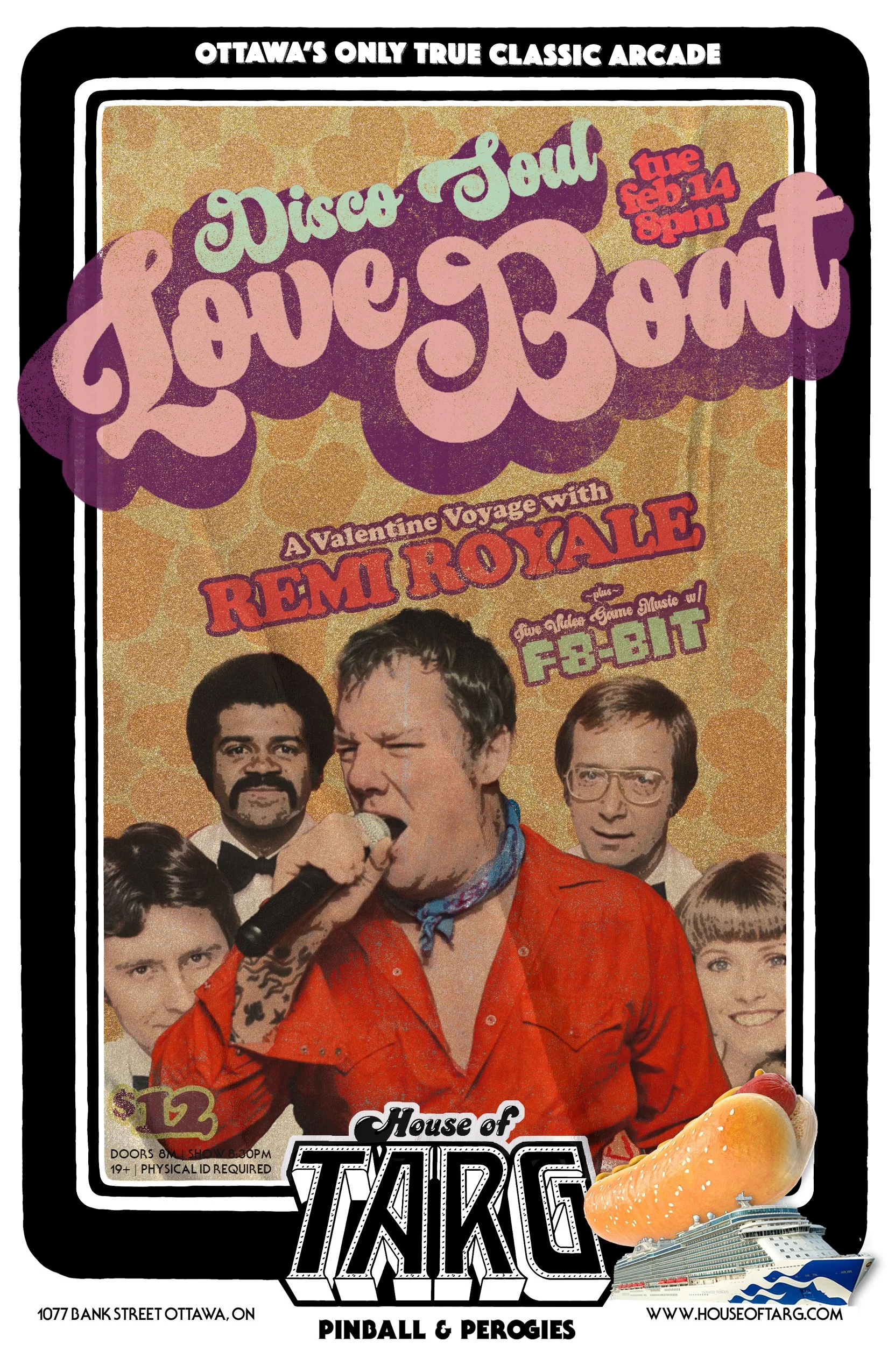 Disco Soul Love Boat: A Valentine Voyage w/ Remi Royale + F8-Bit