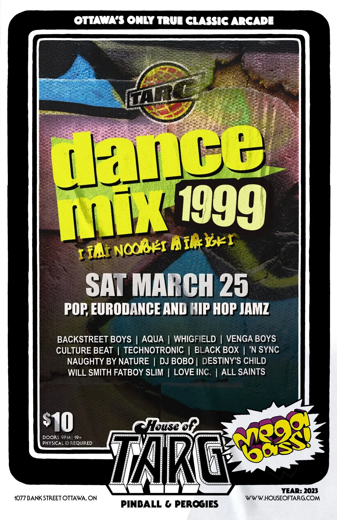 TARG DANCE MIX 1999 - Pop, Eurodance &amp; Hip Hop Dance Party w/ dj Phuzz &amp; dj Miami