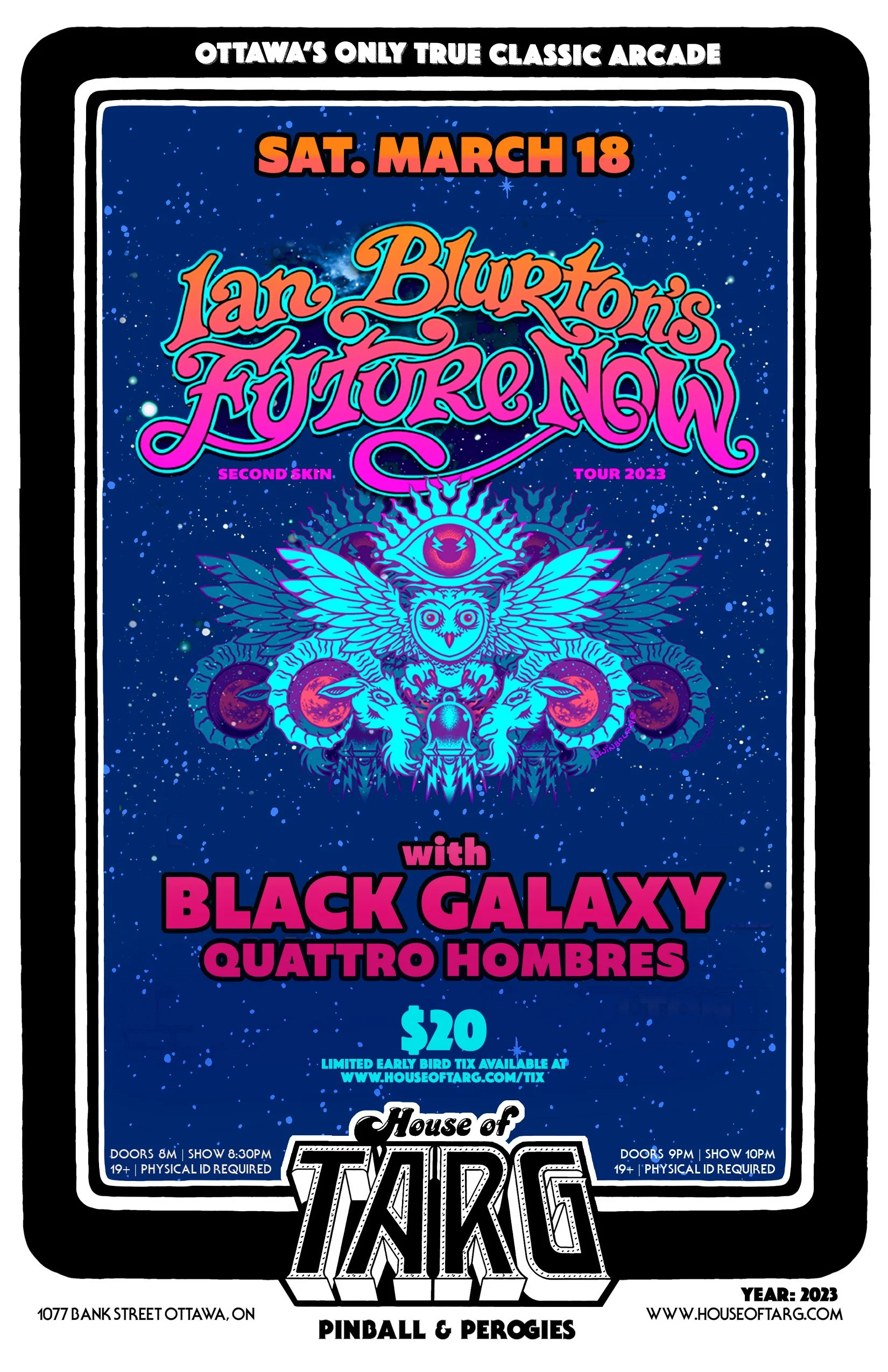 Ian Blurton’s FUTURE NOW + Black Galaxy + Quattro Hombres