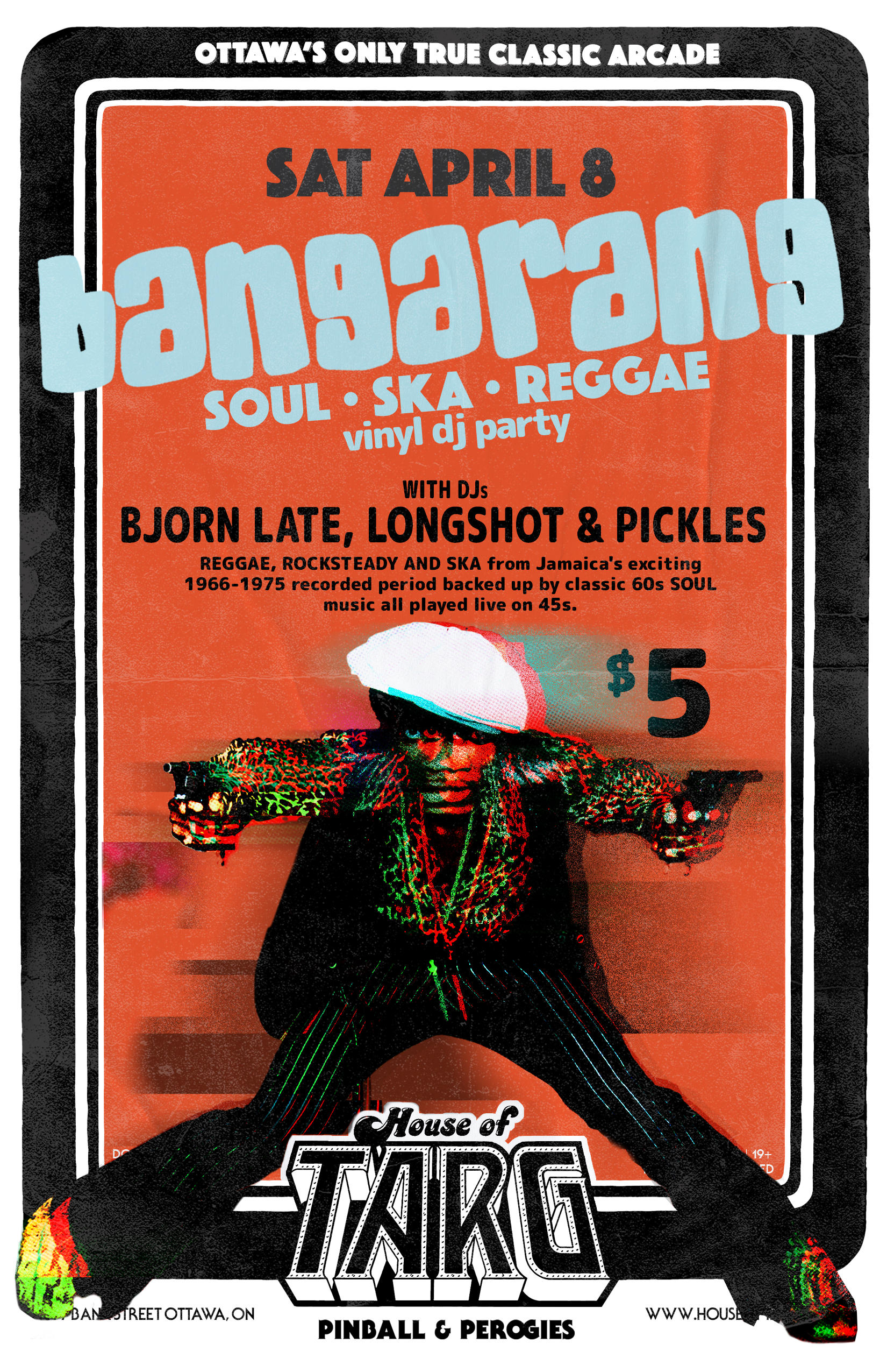 Bangarang: Reggae, Rocksteady, Ska & Soul Vinyl DJ Party