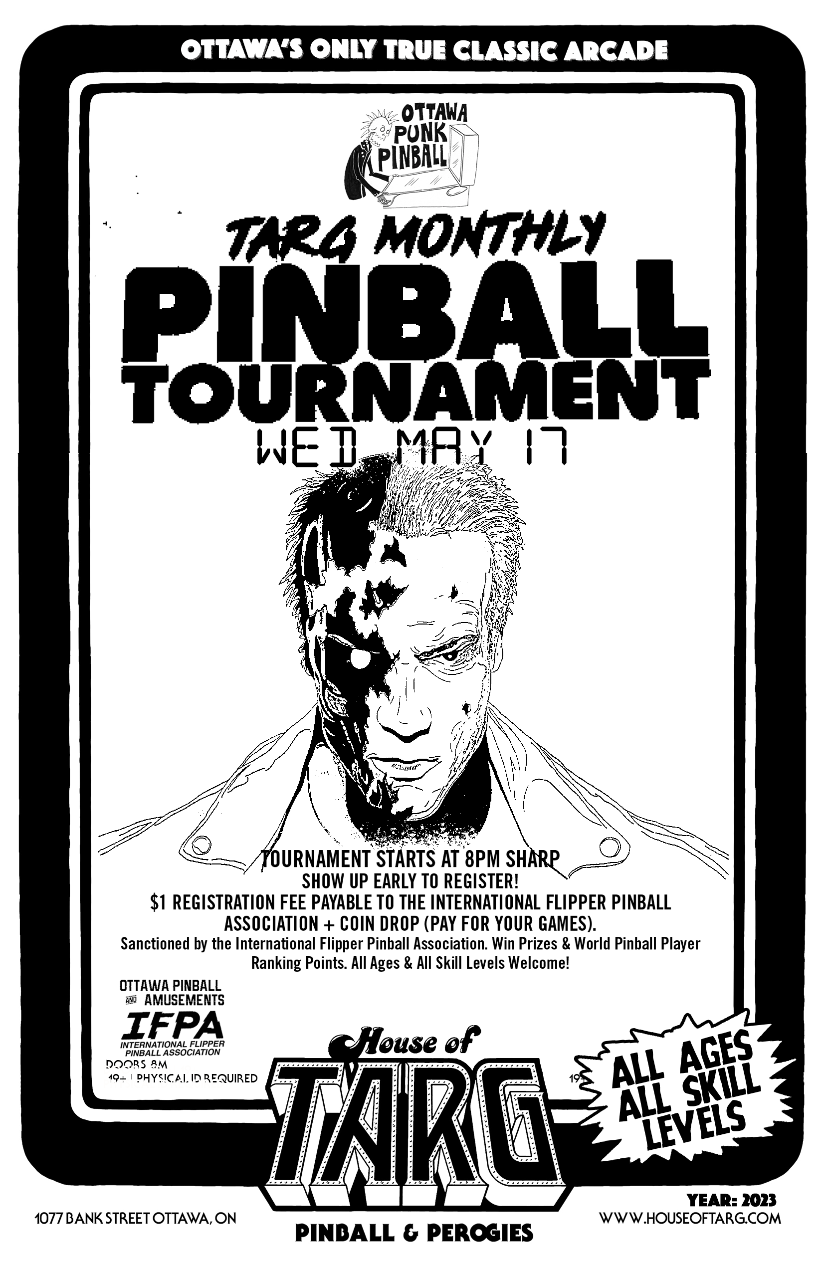TARG MONTHLY PINBALL TOURNAMENT - May