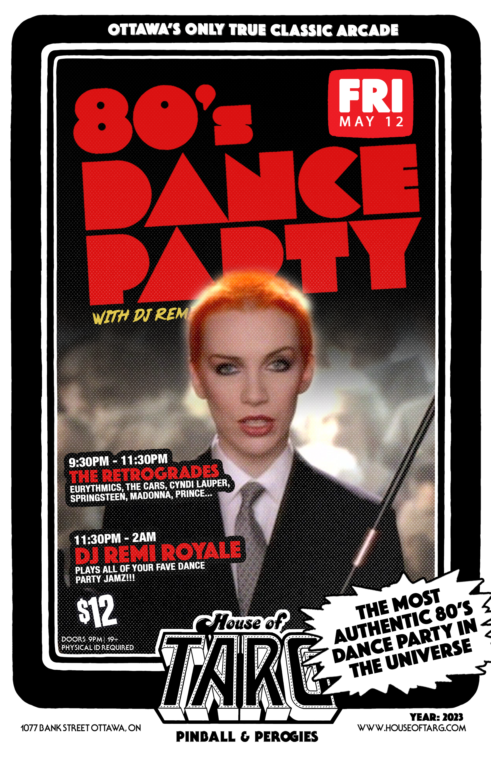 80's DANCE PARTY w DJ Remi Royale + The Retrogrades (Live 80s Pop/Rock)