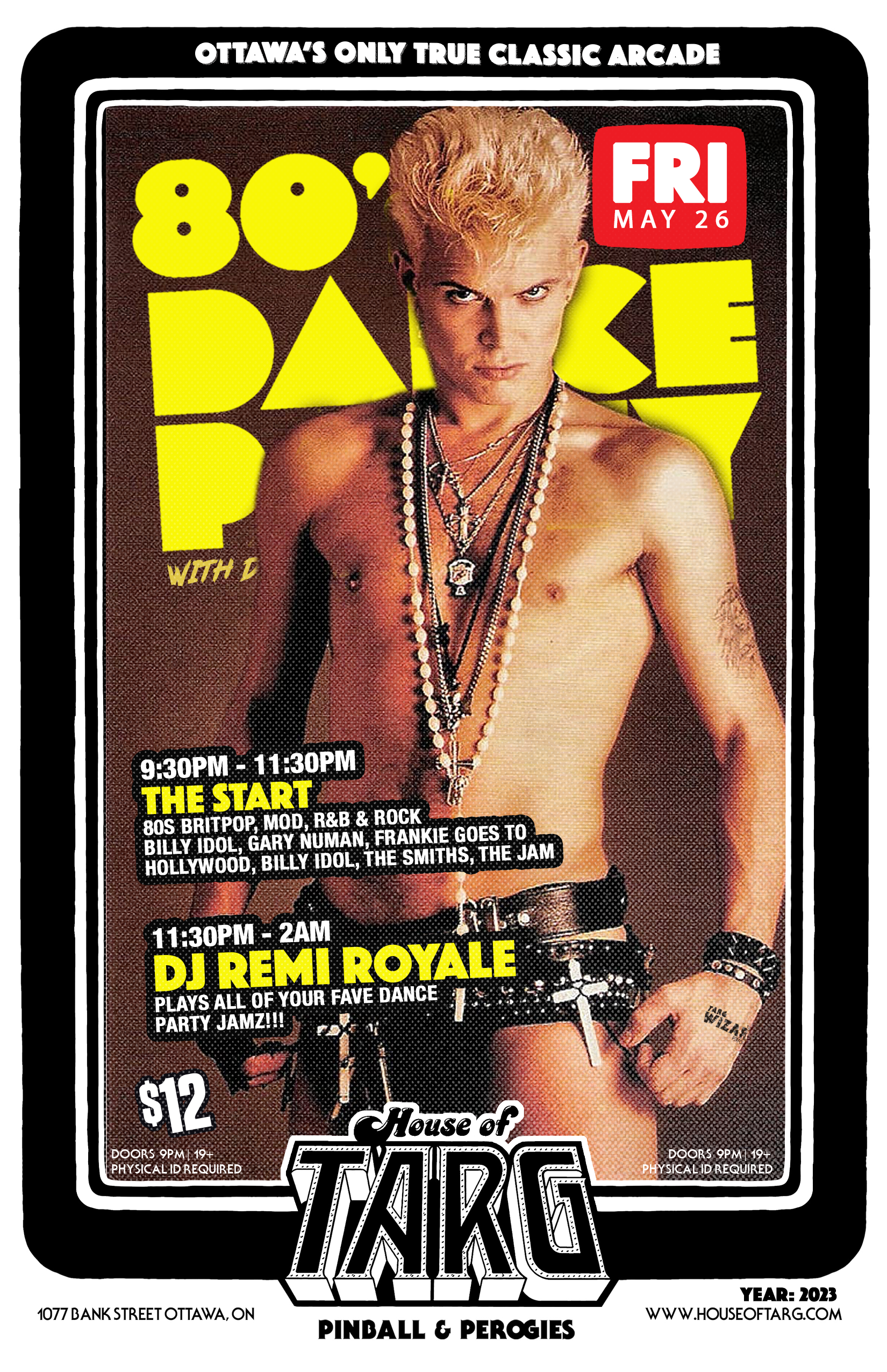 80's Dance Party w/ DJ Remi Royale + The Start (80's UK Hits)