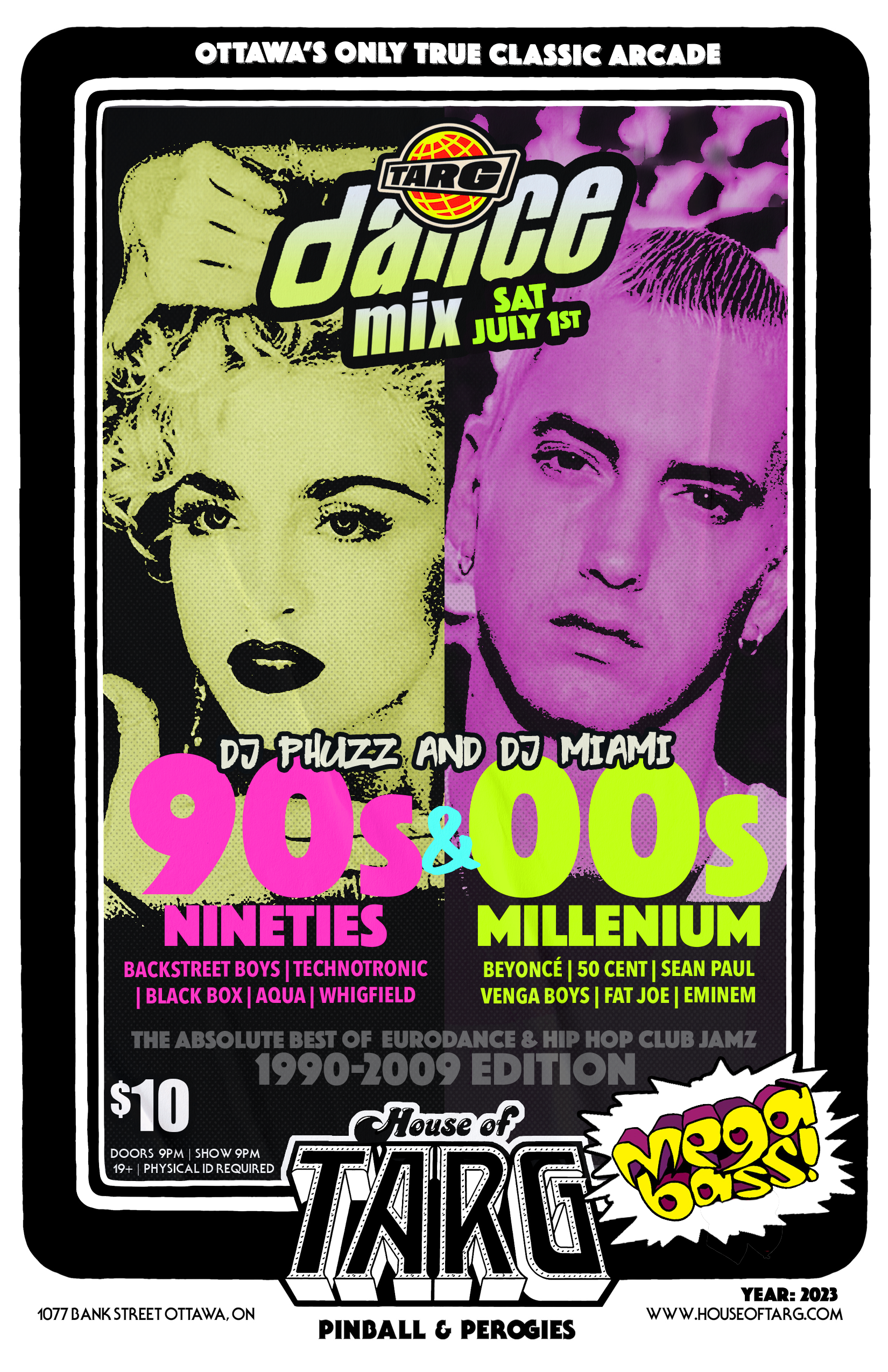 TARG Dance Mix: Pop &amp; Hip Hop Dance Party - 90s/00s Collision Edition