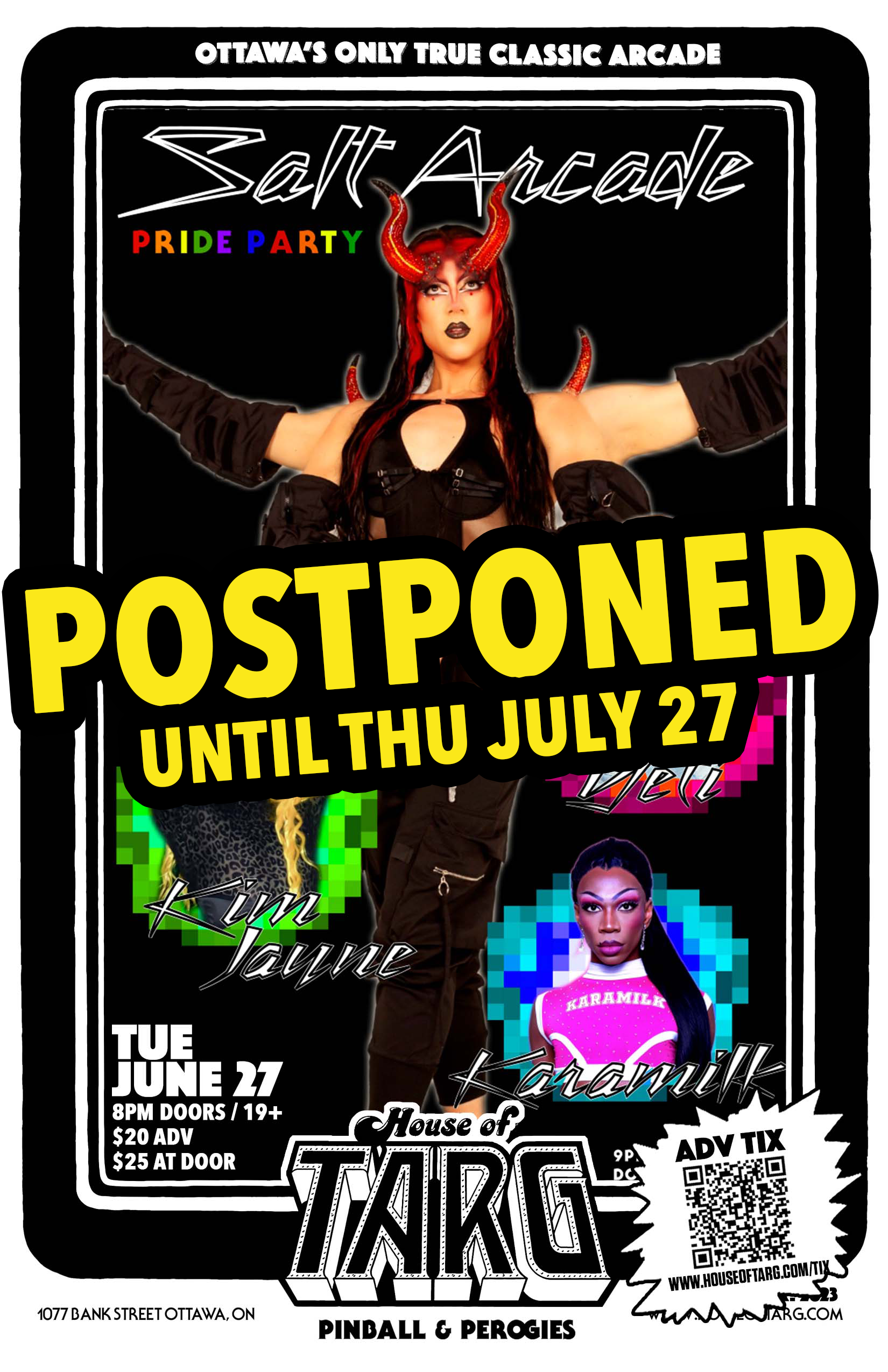 ** POSTPONED Until Thu July 27 ** The Salt Arcade: Drag Show: PRIDE Edition 2023 (Copy)