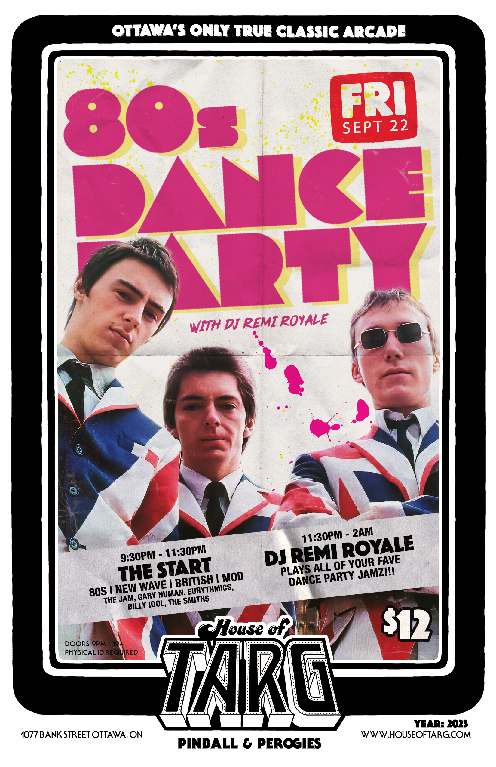 80s Dance Party w/ DJ Remi Royale + The Start (80s UK Hits)