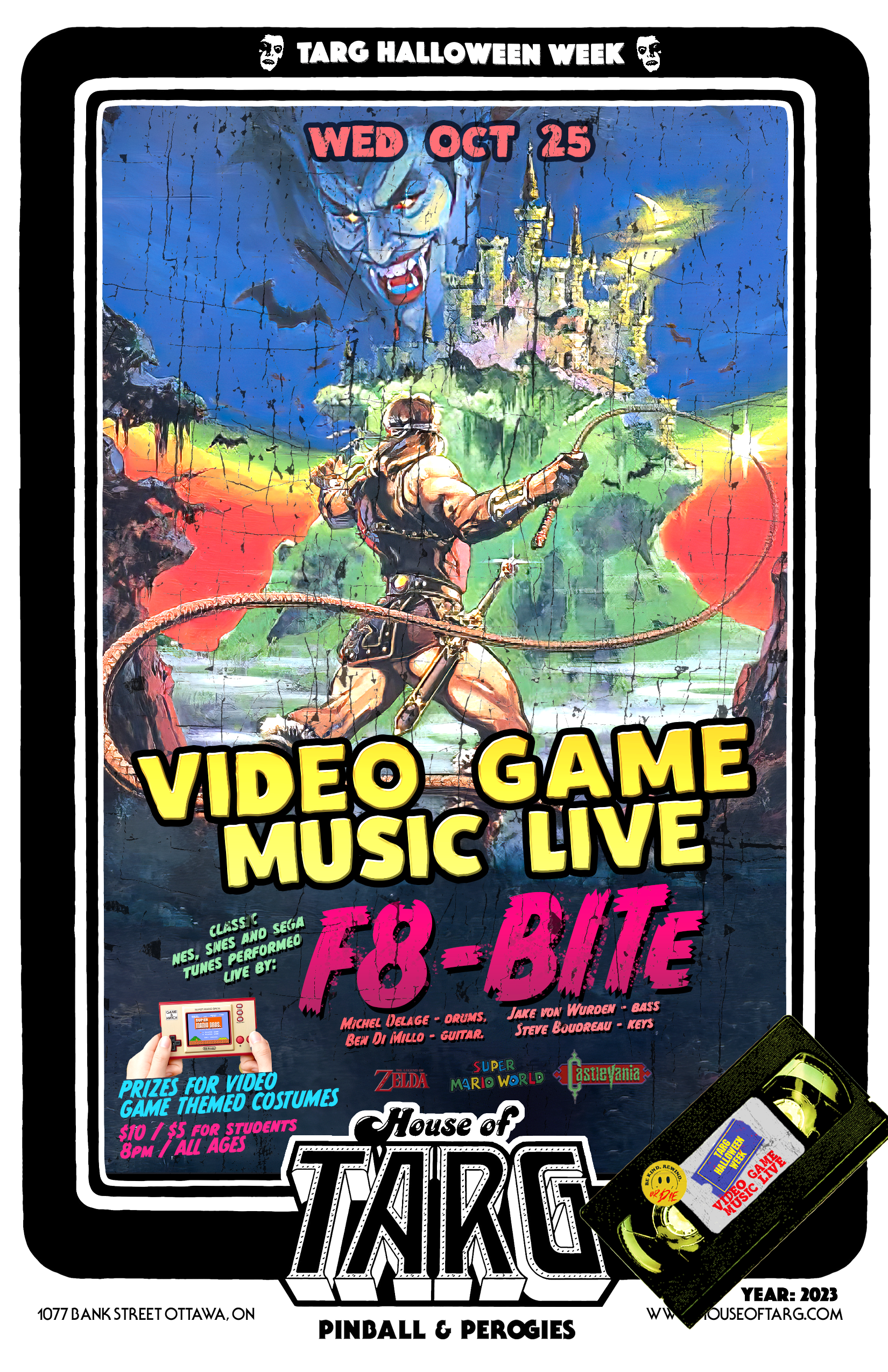 VIDEO GAME MUSIC LIVE: Halloween Edition w/ F8-BITe