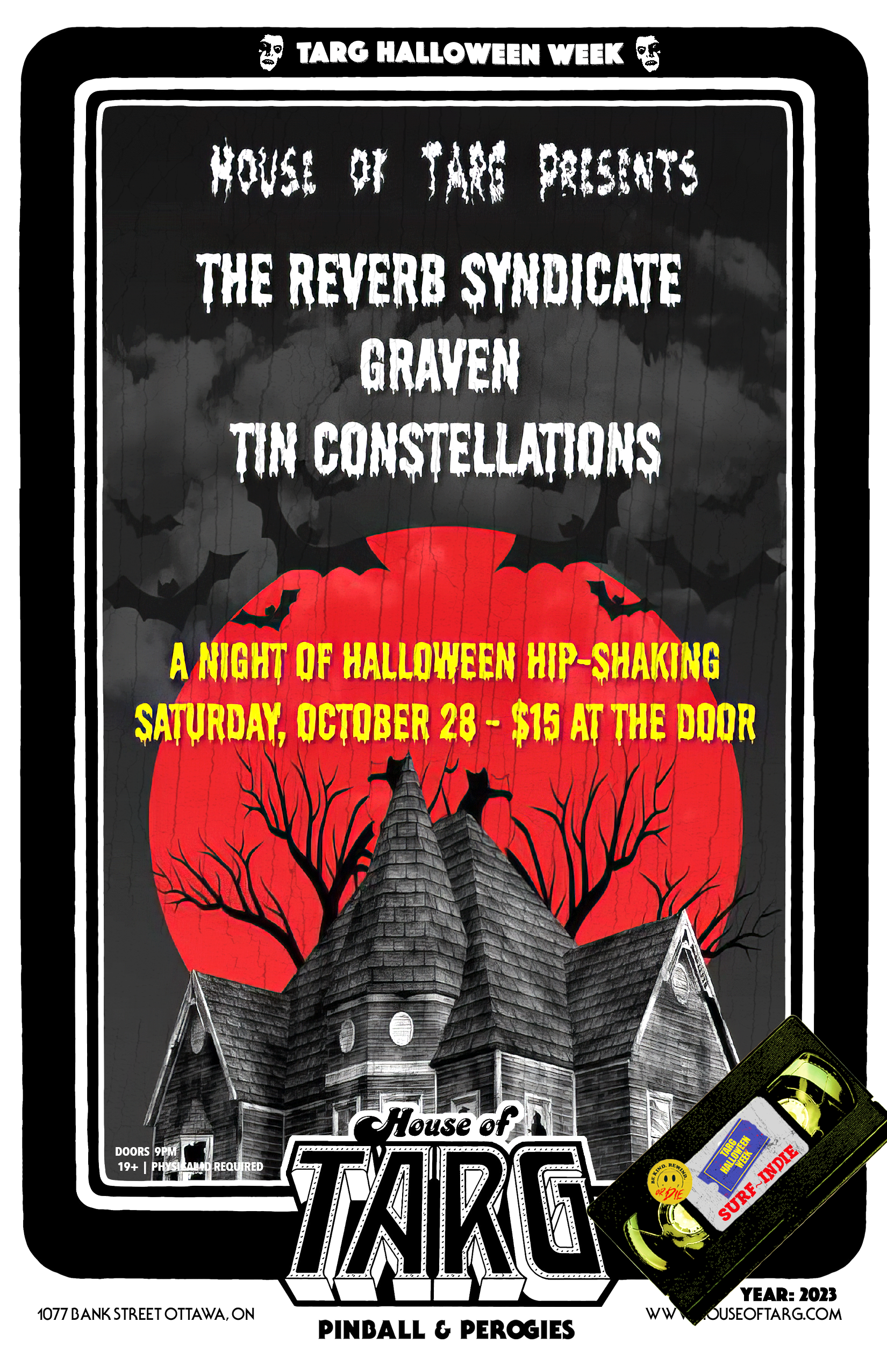 A Hip-Shaking Halloween w/ The Reverb Syndicate + Graven + Tin Constellations