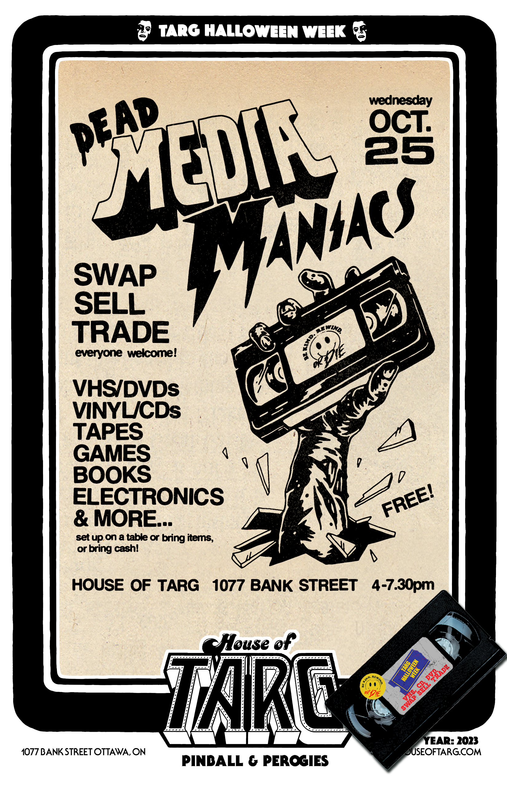 DEAD MEDIA MANIACS - Swap | Trade | Sell - vhs/dvd/games...