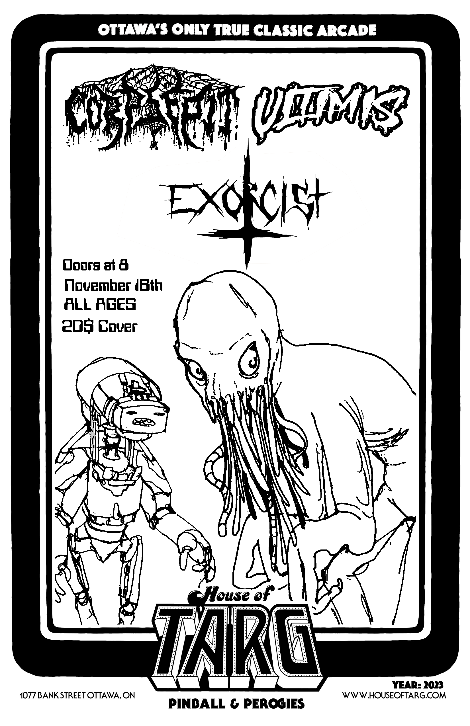 Corpsepit (Death Metal)  + Ultimis (Thrash)  + Exorcist