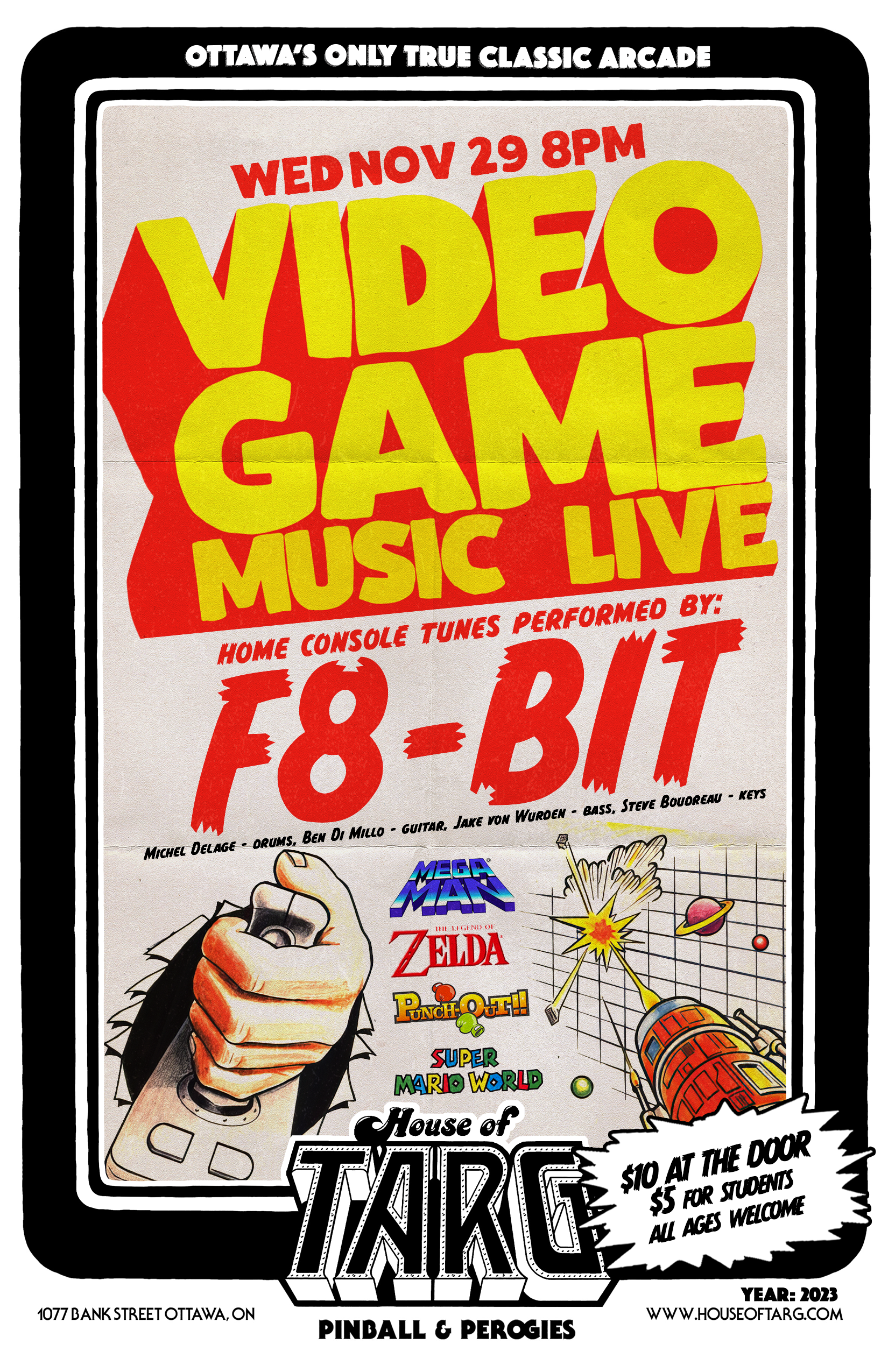 VIDEO GAME MUSIC LIVE: w/ F8-Bit