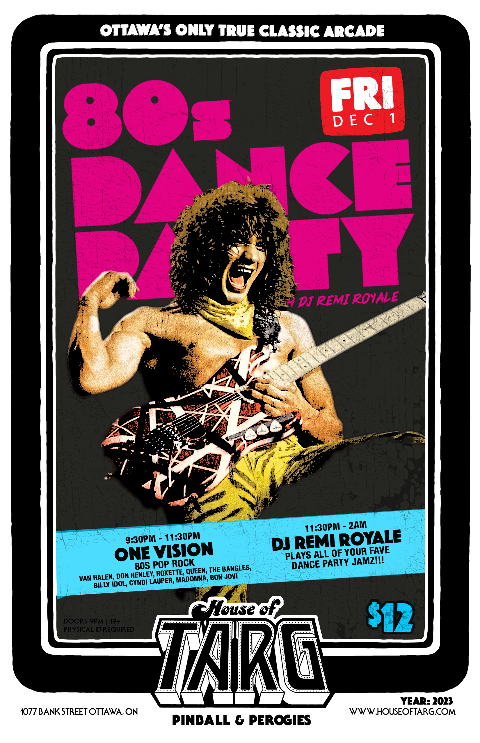 80s DANCE PARTY w DJ Remi Royale + One Vision (80's Pop Hitz Live)