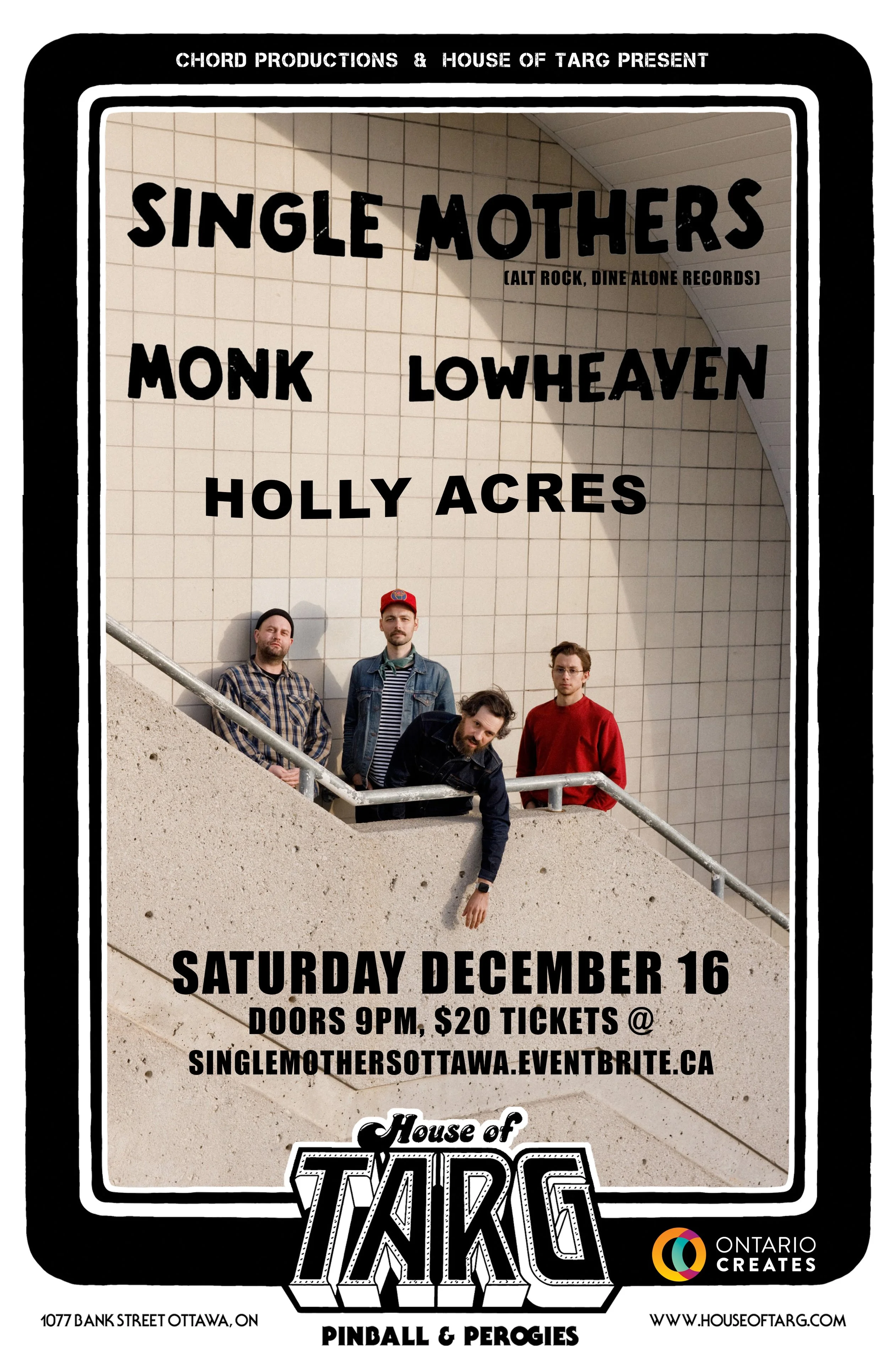 SINGLE MOTHERS + Monk + Lowheaven + Holly Acres