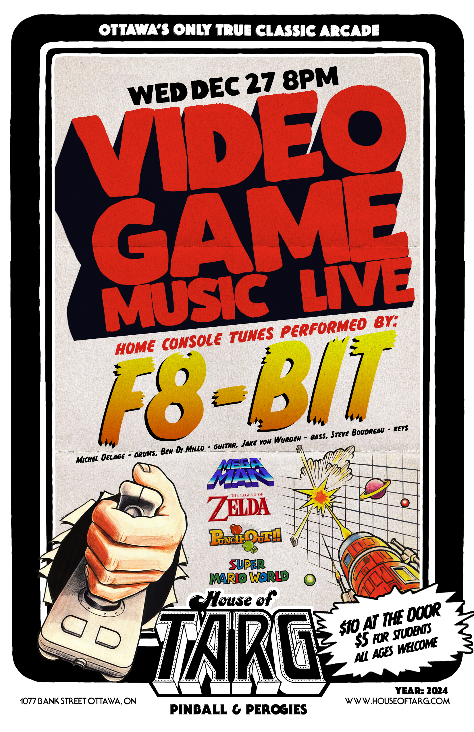 VIDEO GAME MUSIC LIVE: w/ F8-Bit