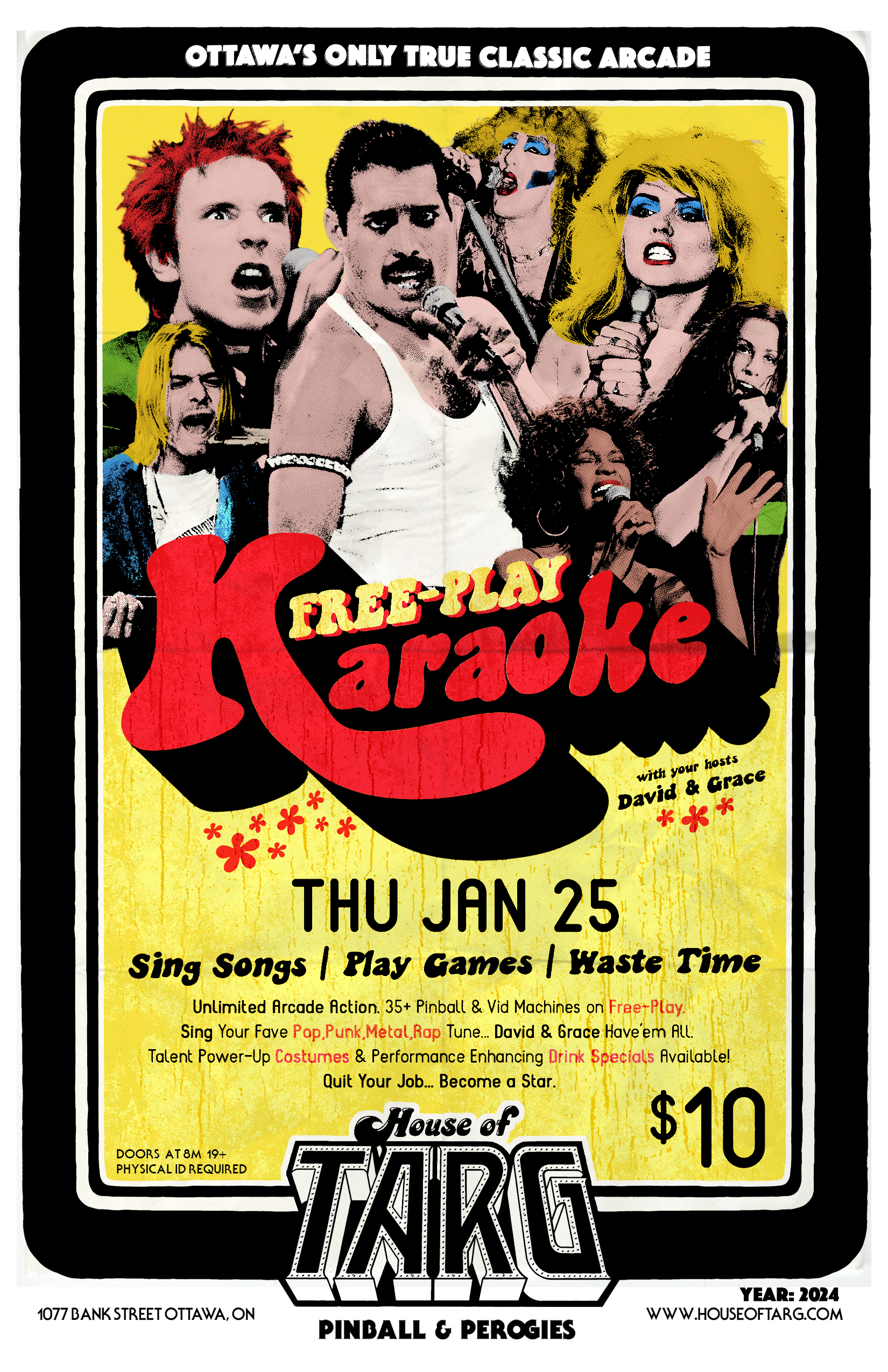 FREE-PLAY Karaoke w/ David &amp; Grace