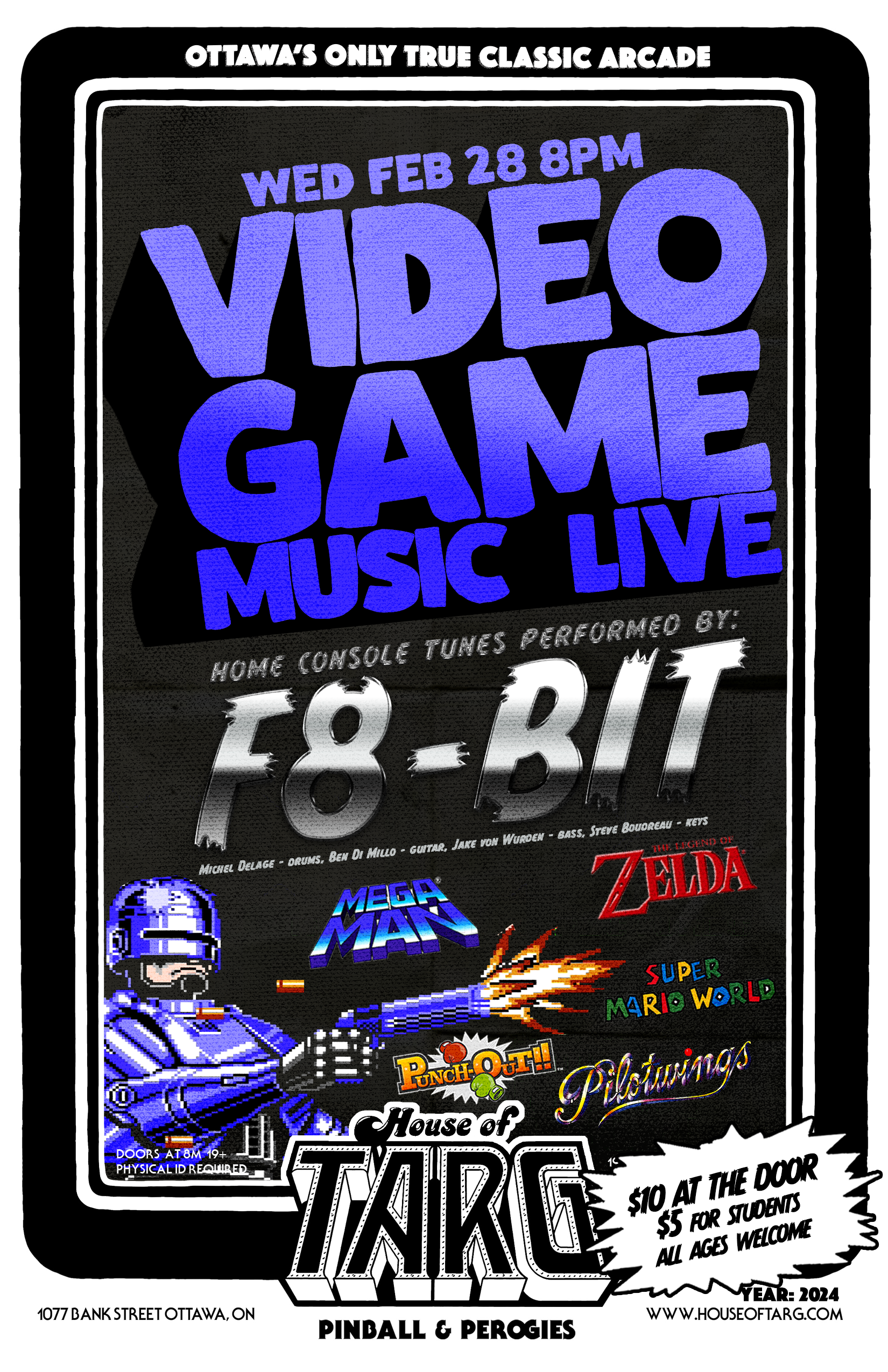 VIDEO GAME MUSIC LIVE: w/ F8-Bit