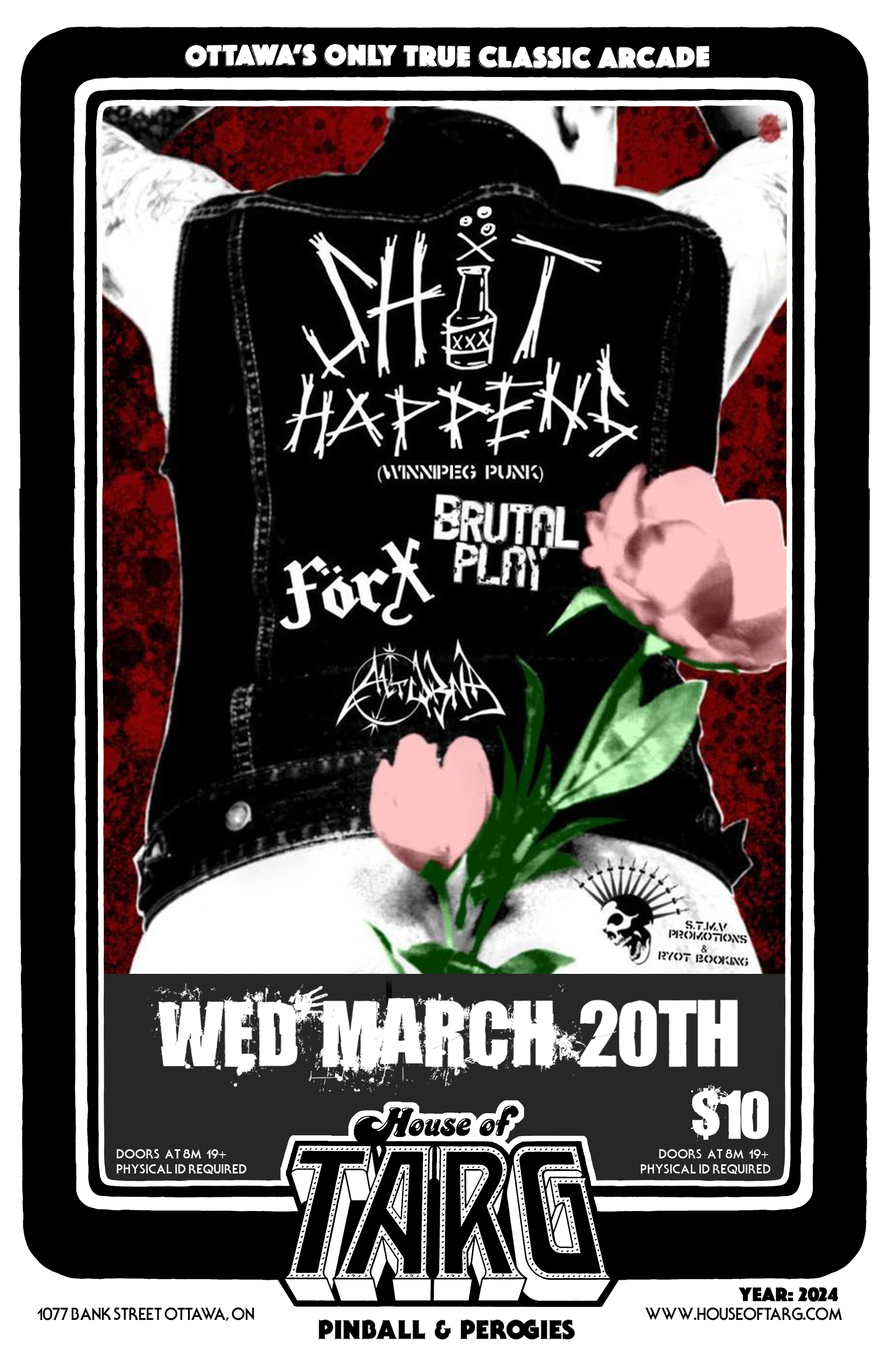 SHIT HAPPENS (Winnipeg Crust Punk) w/ FORX + Alturna + Brutal Play